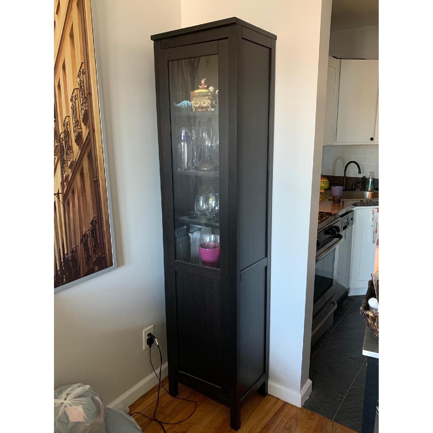 Ikea Hemnes Slim Cabinet w/ Glass Door - image-1