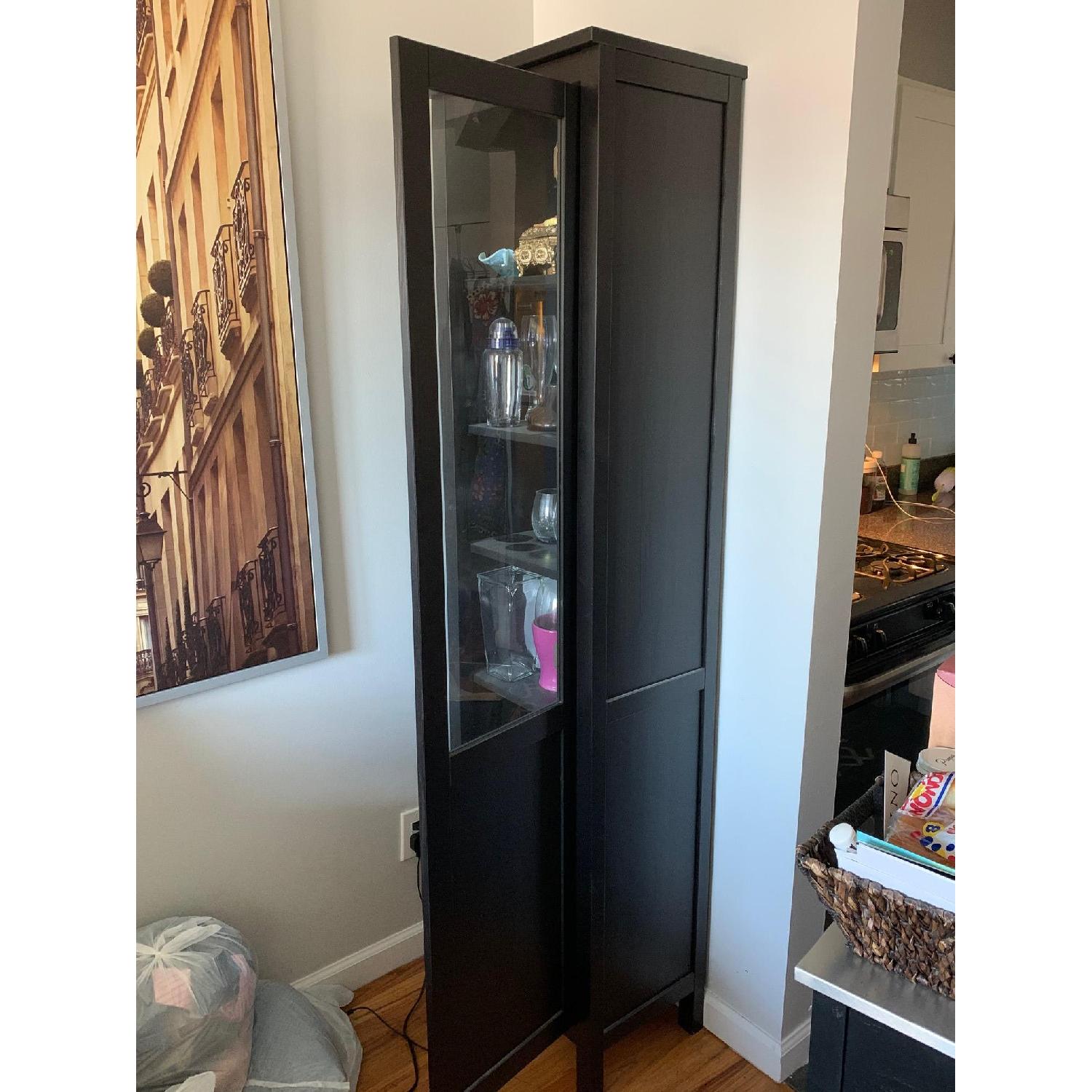 Ikea Hemnes Slim Cabinet w/ Glass Door - image-3