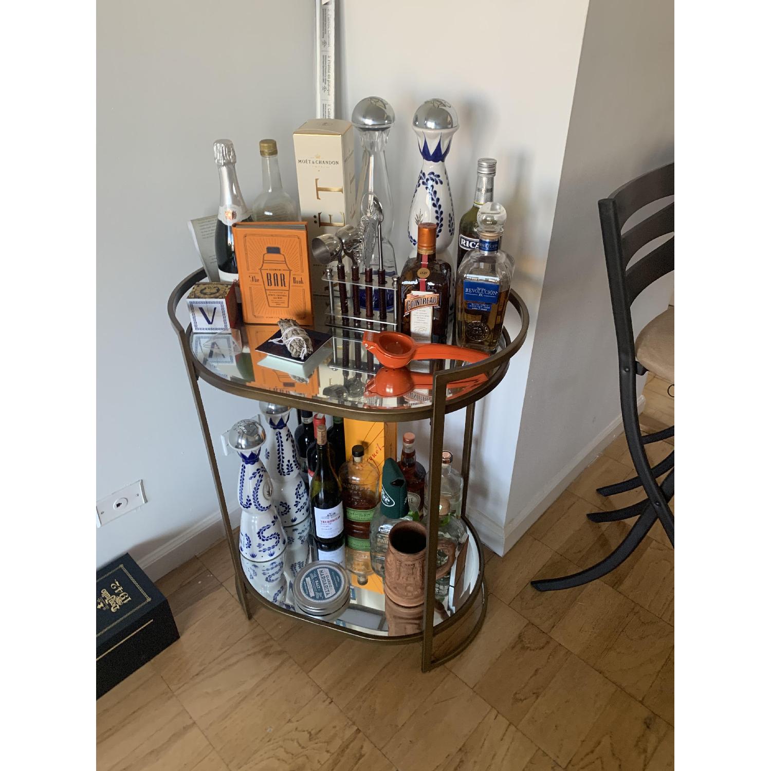 Gardner Gold/Brass Bar Cart - image-3