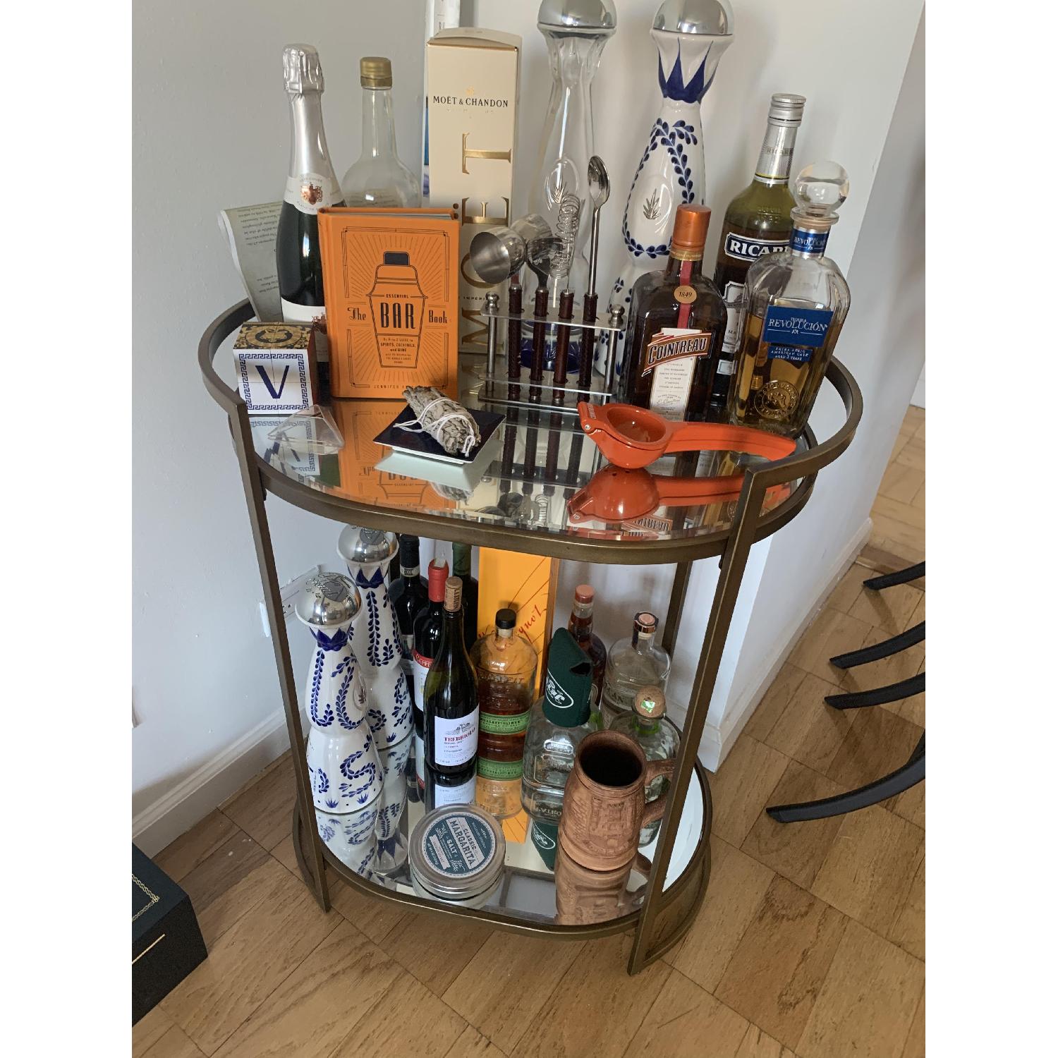 Gardner Gold/Brass Bar Cart - image-4