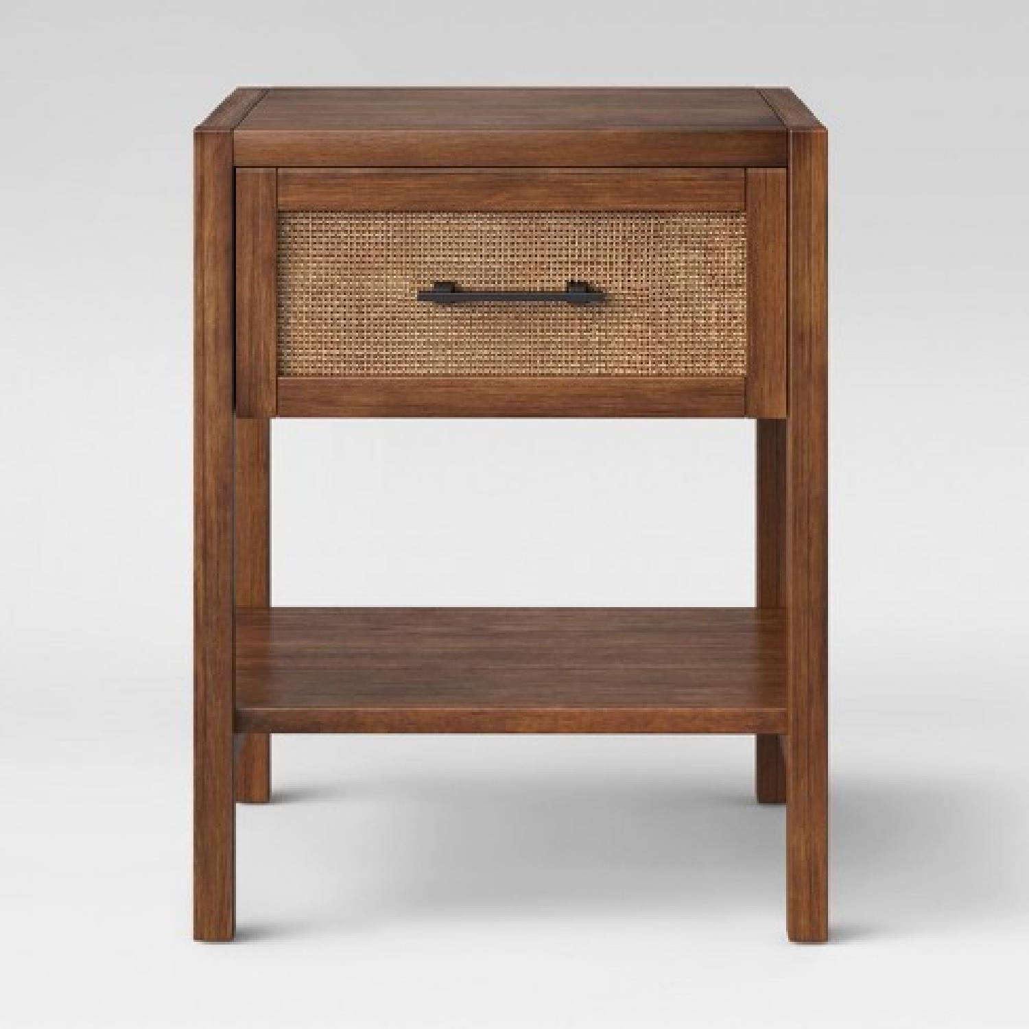 Target Warwick Wood & Rattan Side Table - image-5