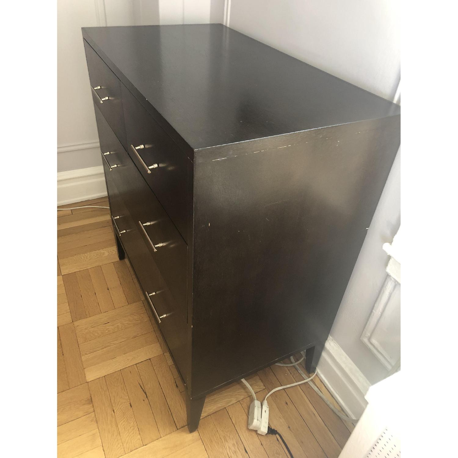 West Elm Black Wood 4-Drawer Dresser - image-5