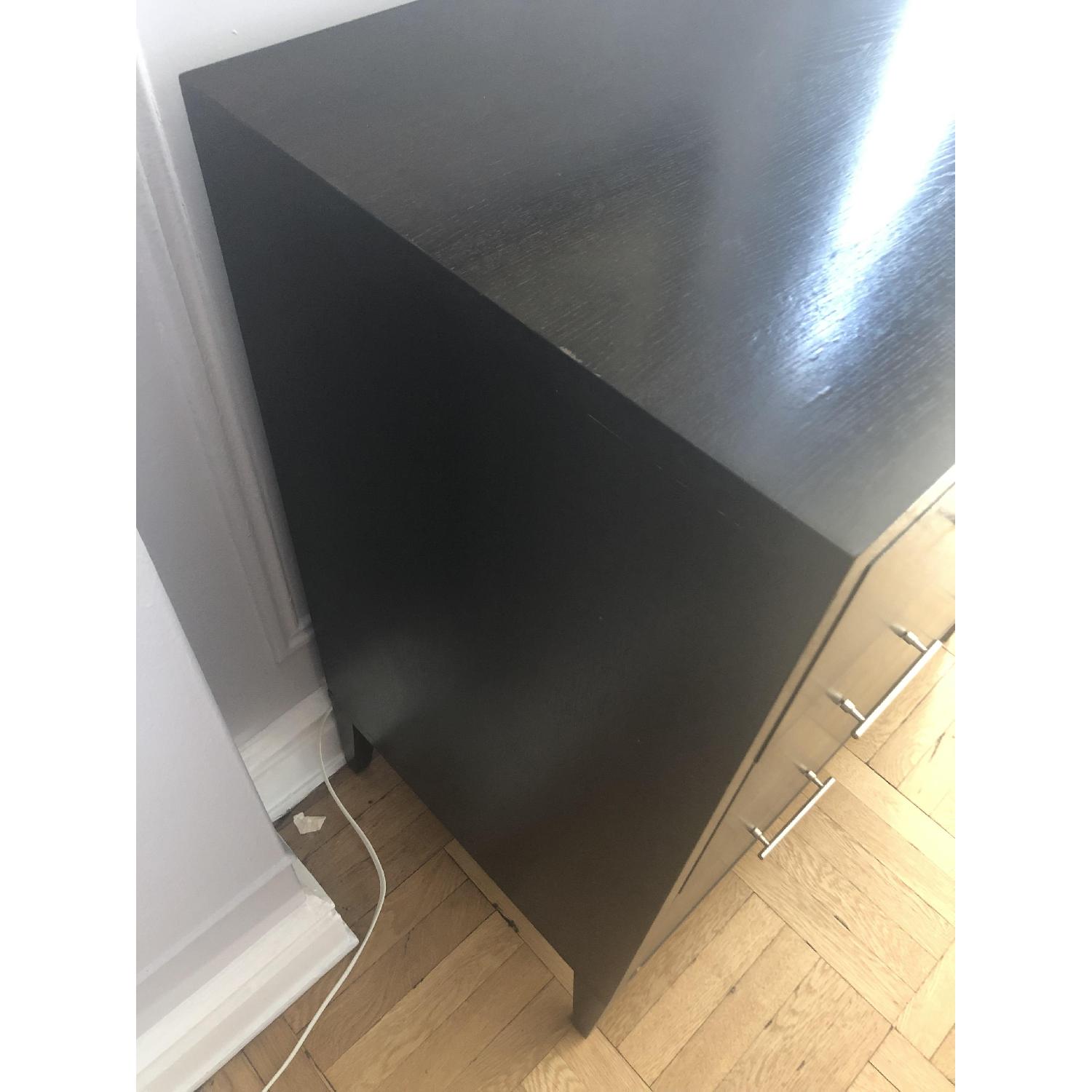 West Elm Black Wood 4-Drawer Dresser - image-6