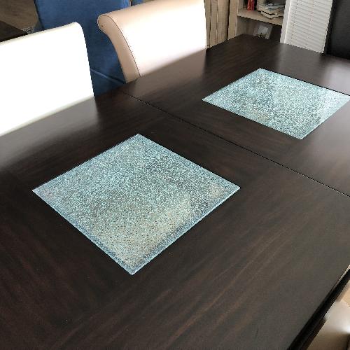 Alpine Lakeport Espresso Extension Dining Table w/ 6 Chairs
