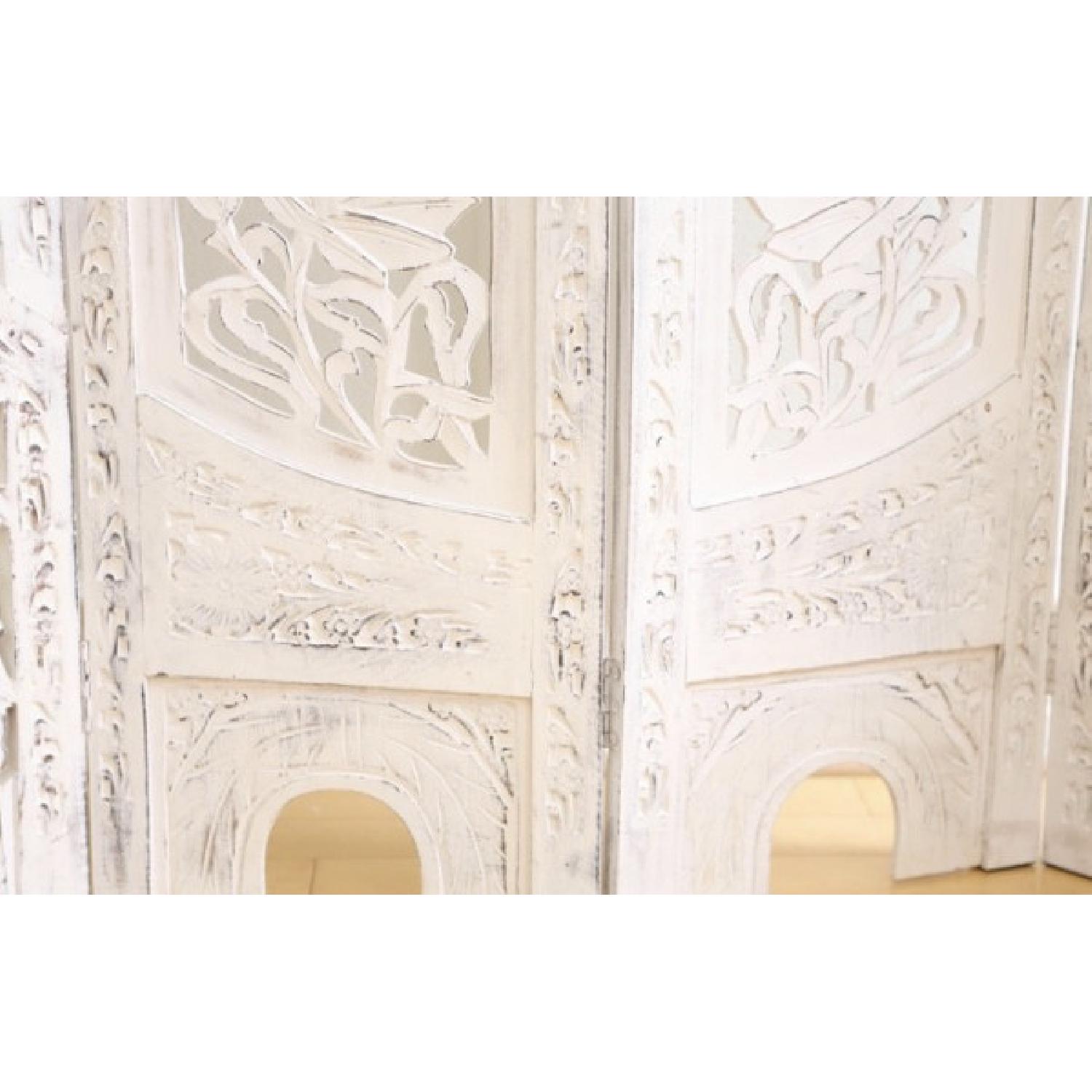 Hand Carved Wood Room Divider/Screen - image-3