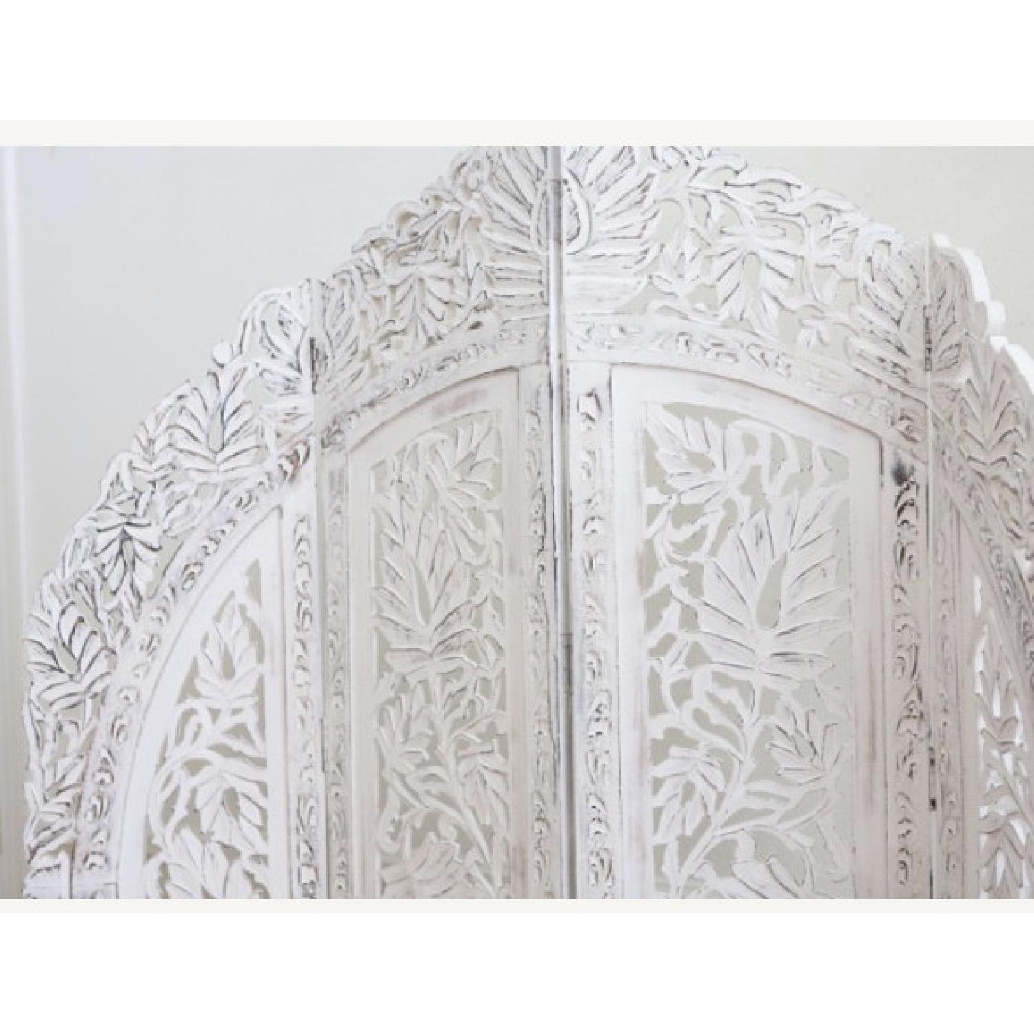 Hand Carved Wood Room Divider/Screen - image-7