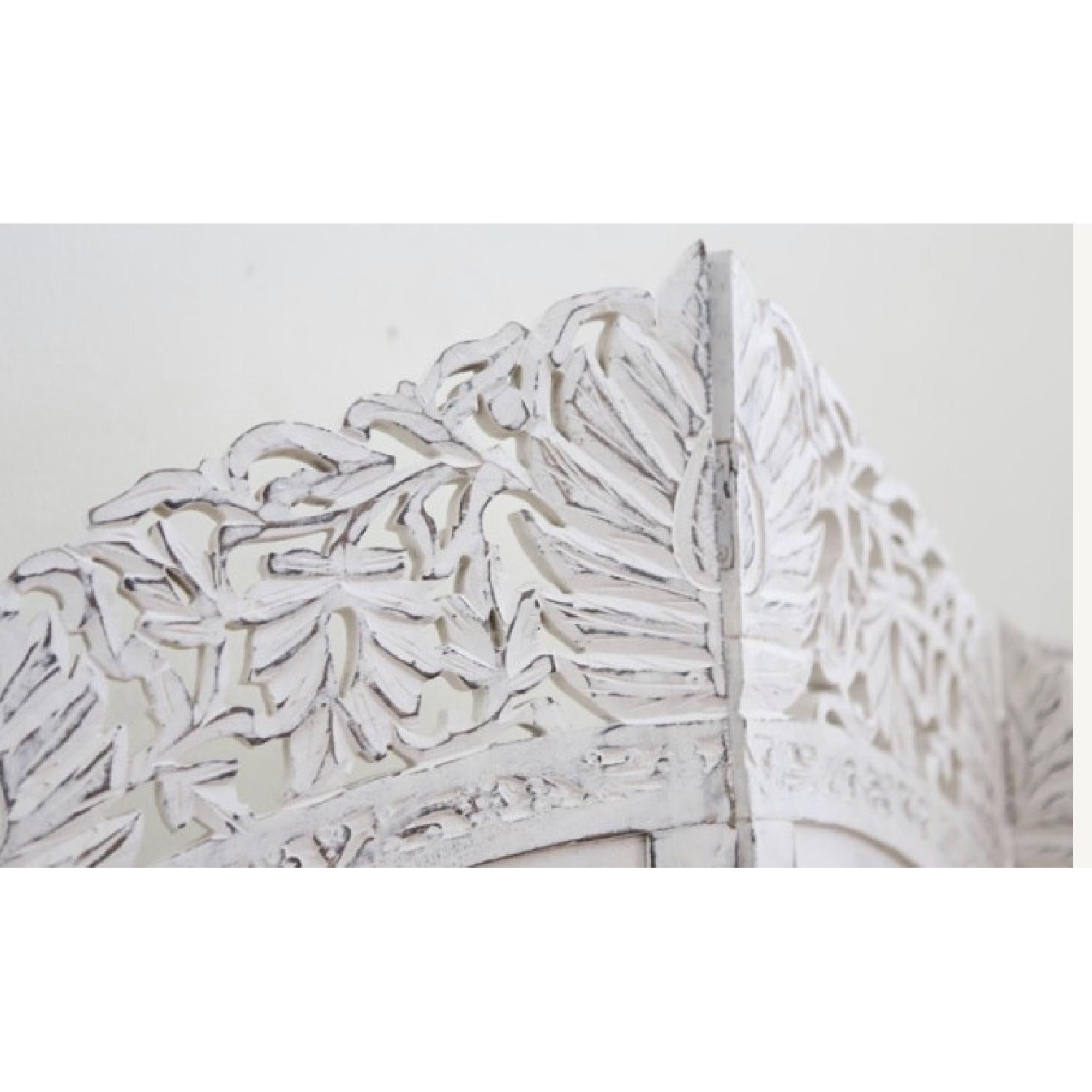 Hand Carved Wood Room Divider/Screen - image-5