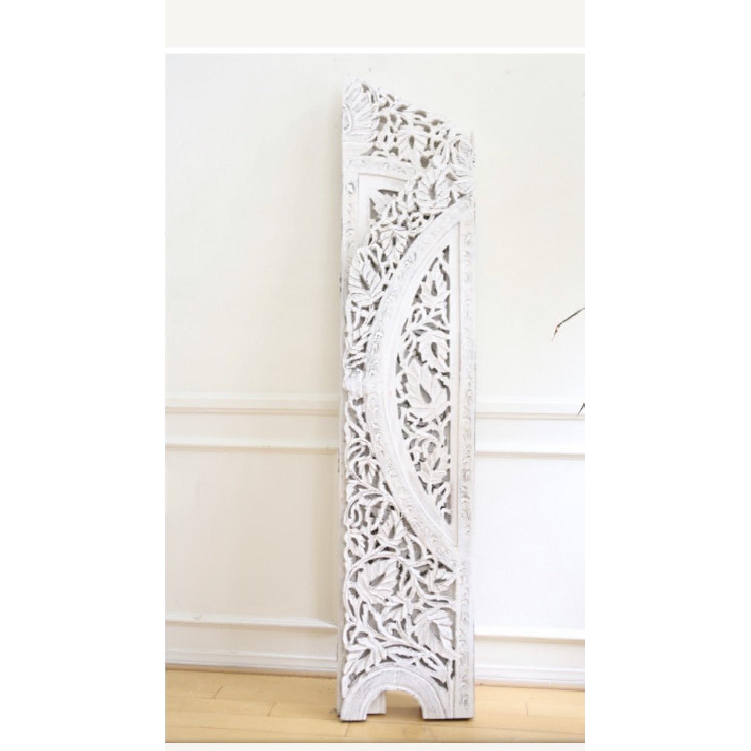 Hand Carved Wood Room Divider/Screen - image-4