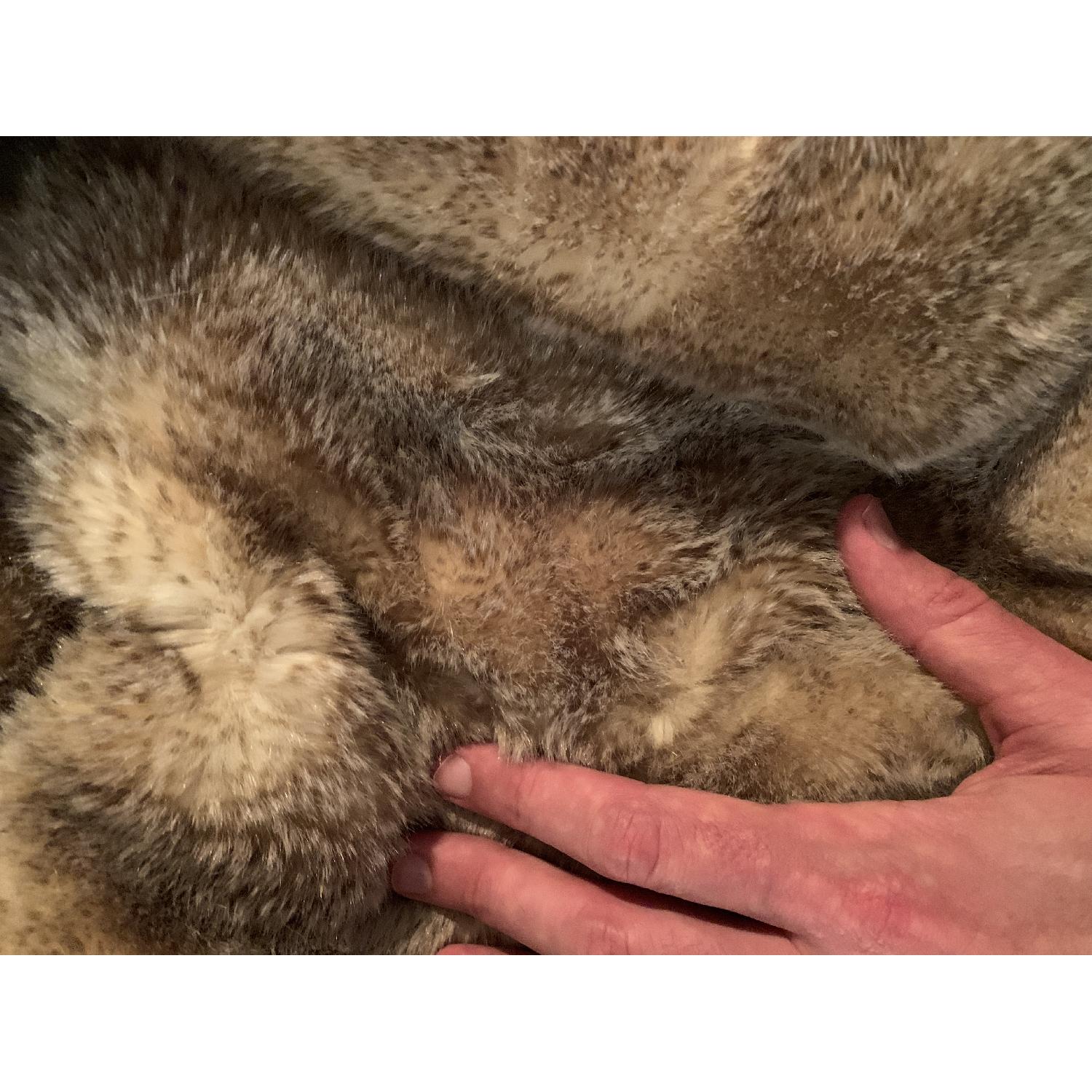 Restoration Hardware Luxe Faux Fur Bean Bag - image-4