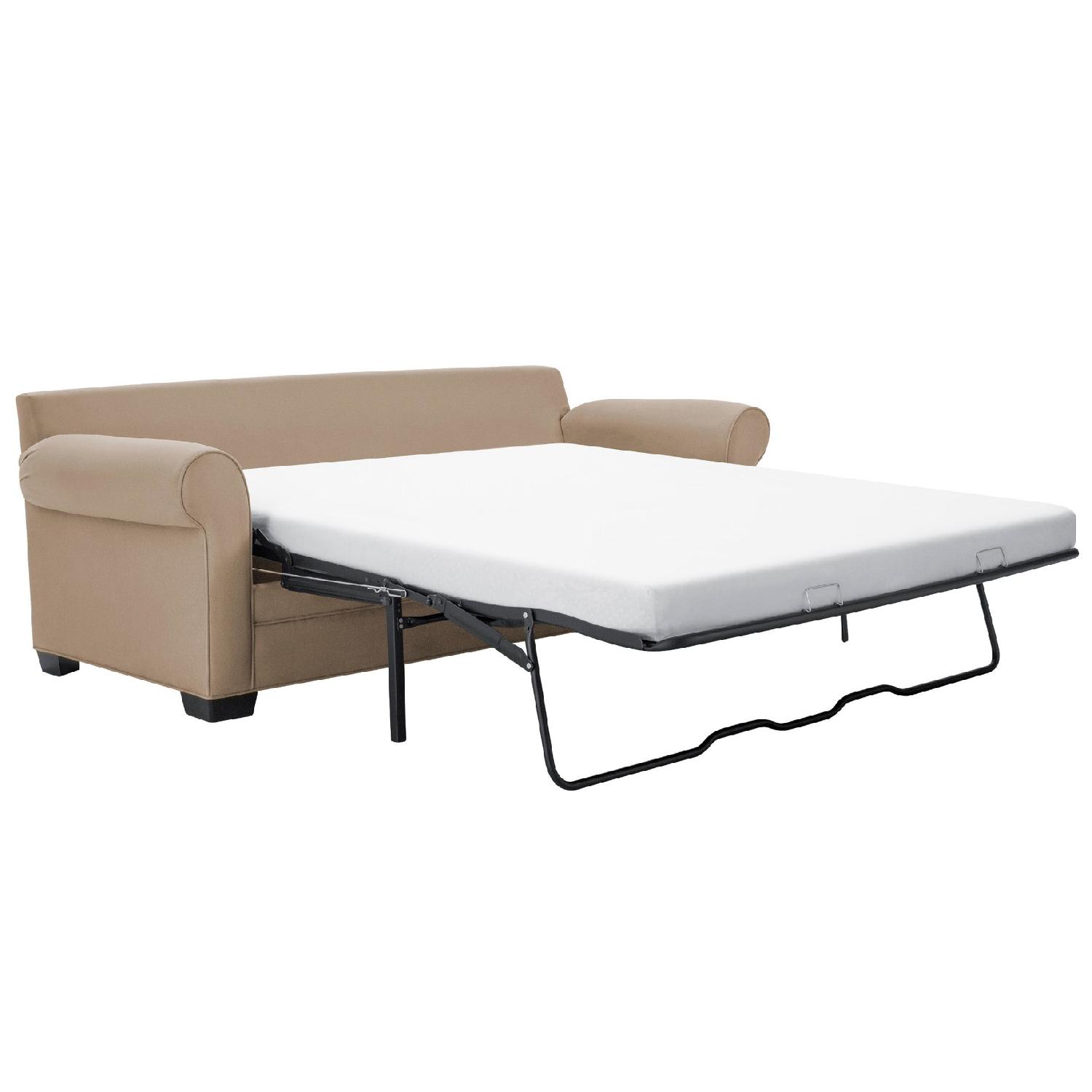 Raymour & Flanigan Glendora Queen Microfiber Sleeper Sofa - image-4