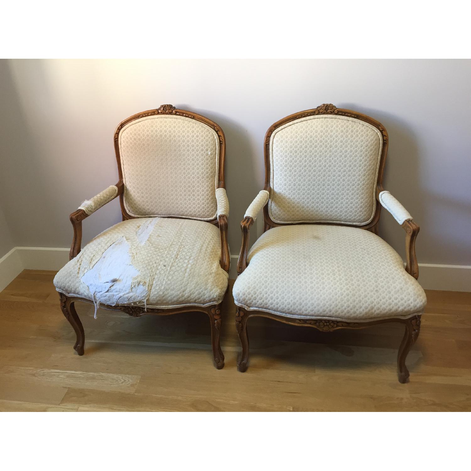 Vintage Baker Furniture Louis XV Chairs - image-2