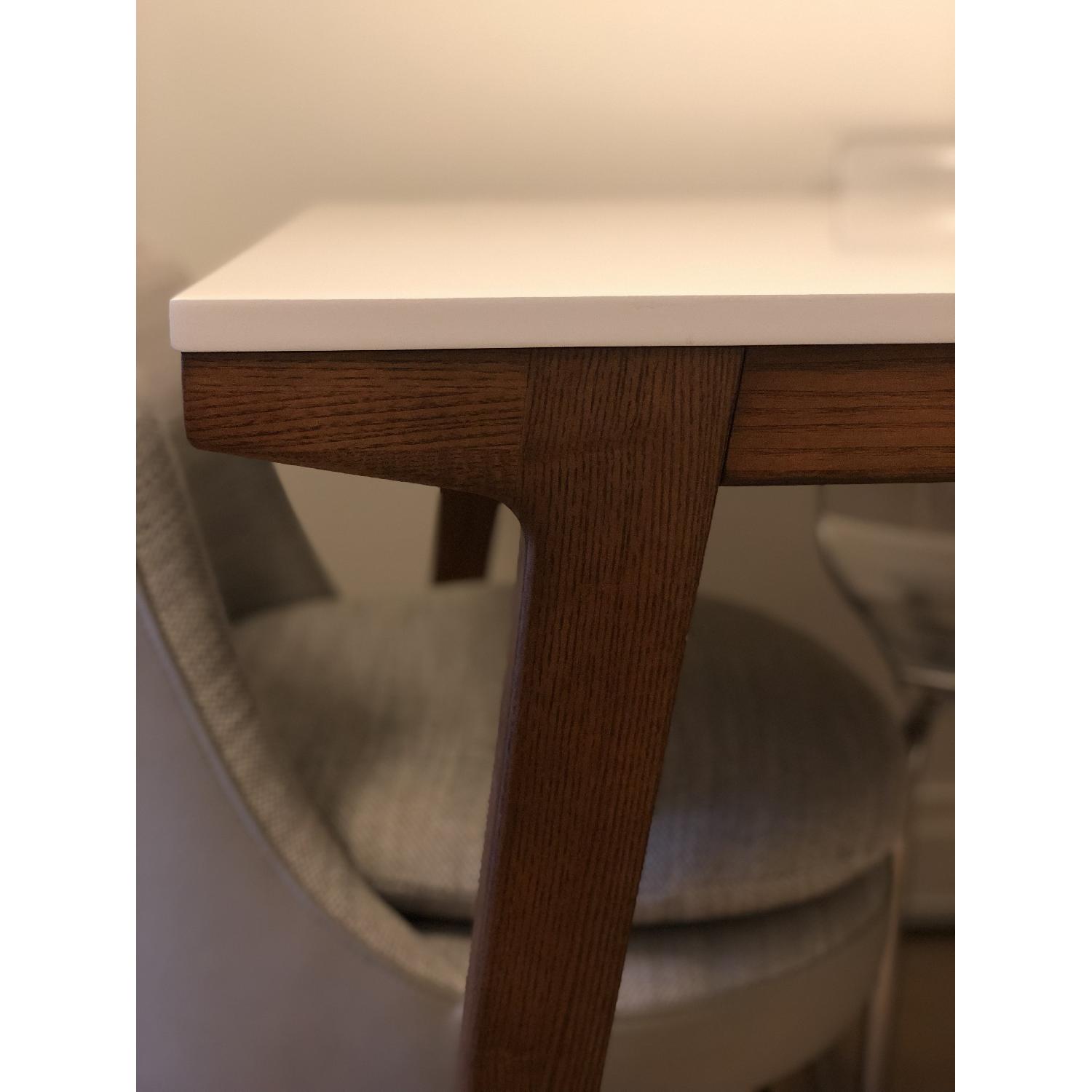 West Elm Modern Expandable Dining Table - image-2