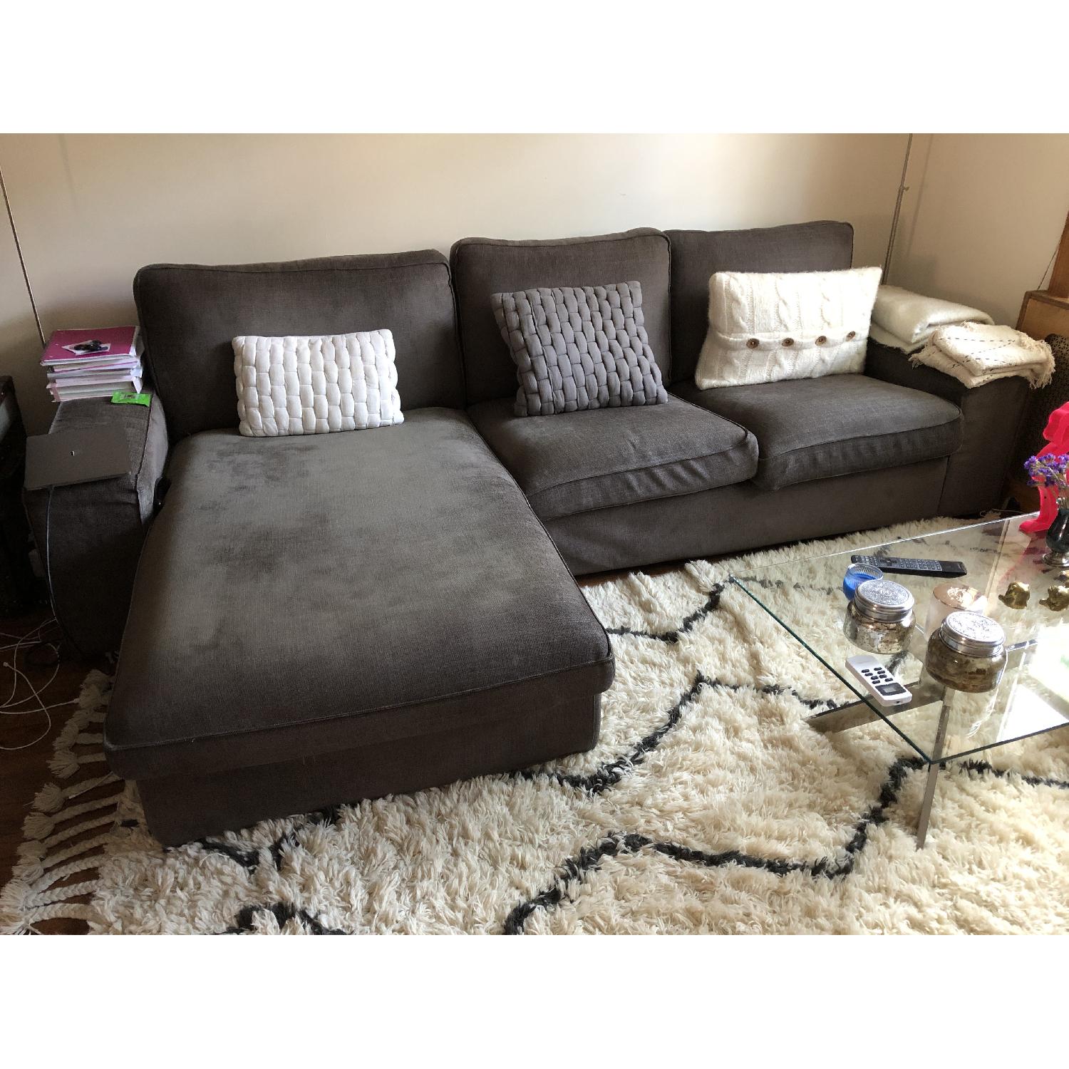 Ikea Kivik 4-Seat Sectional Sofa w/ Chaise - image-1