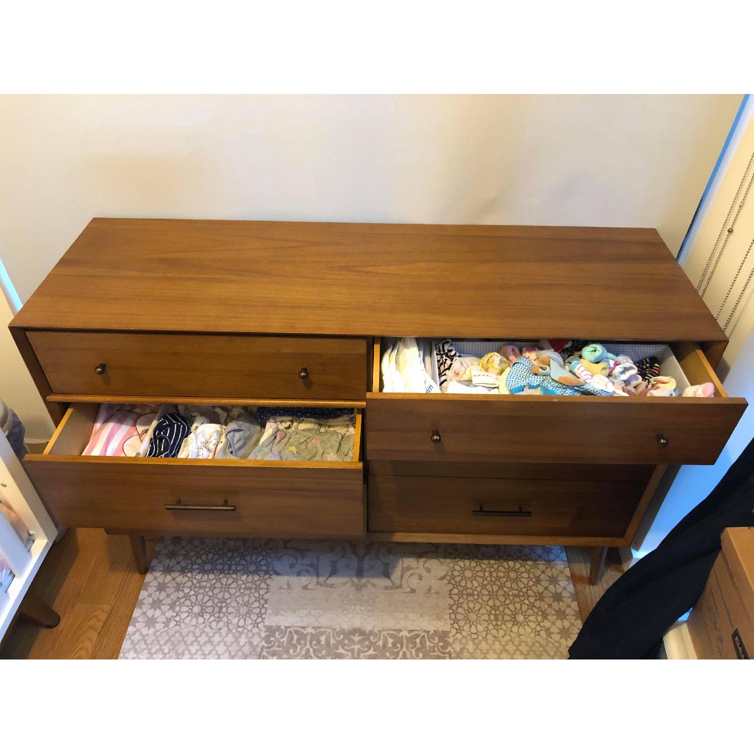 West Elm Mid-Century 6-Drawer Dresser in Acorn - image-3