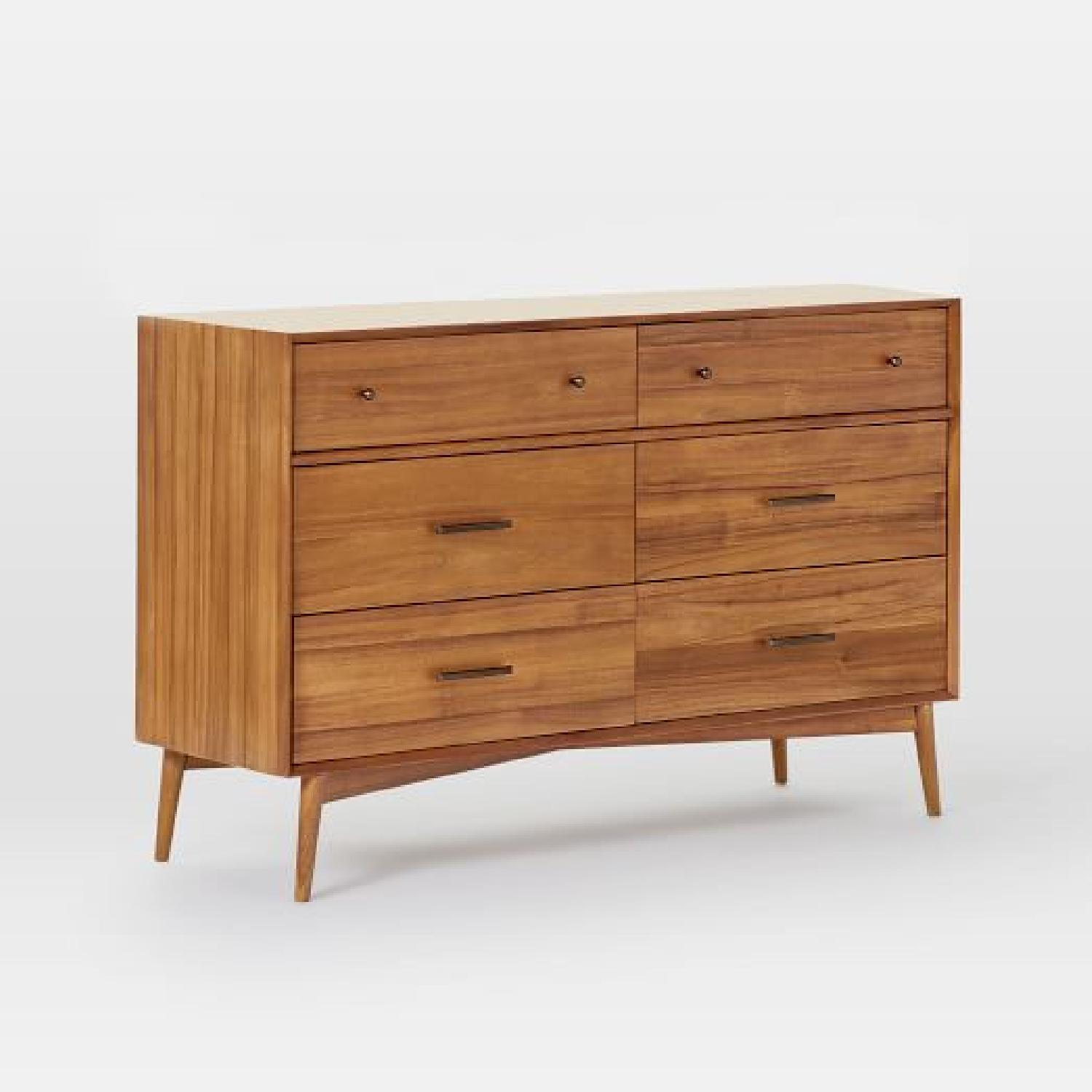 West Elm Mid-Century 6-Drawer Dresser in Acorn - image-4