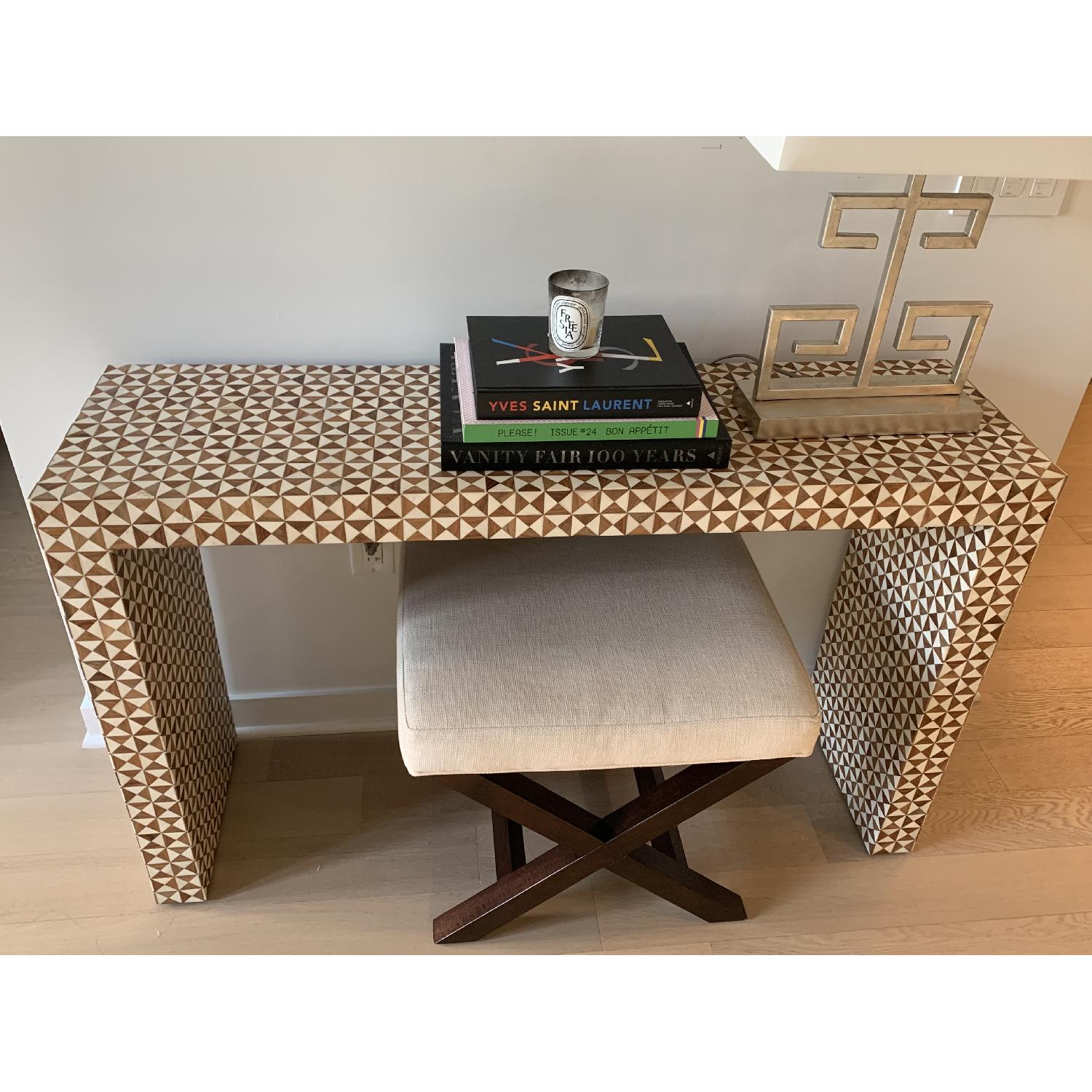 Crate & Barrel Moroccan Style Console Table - image-1