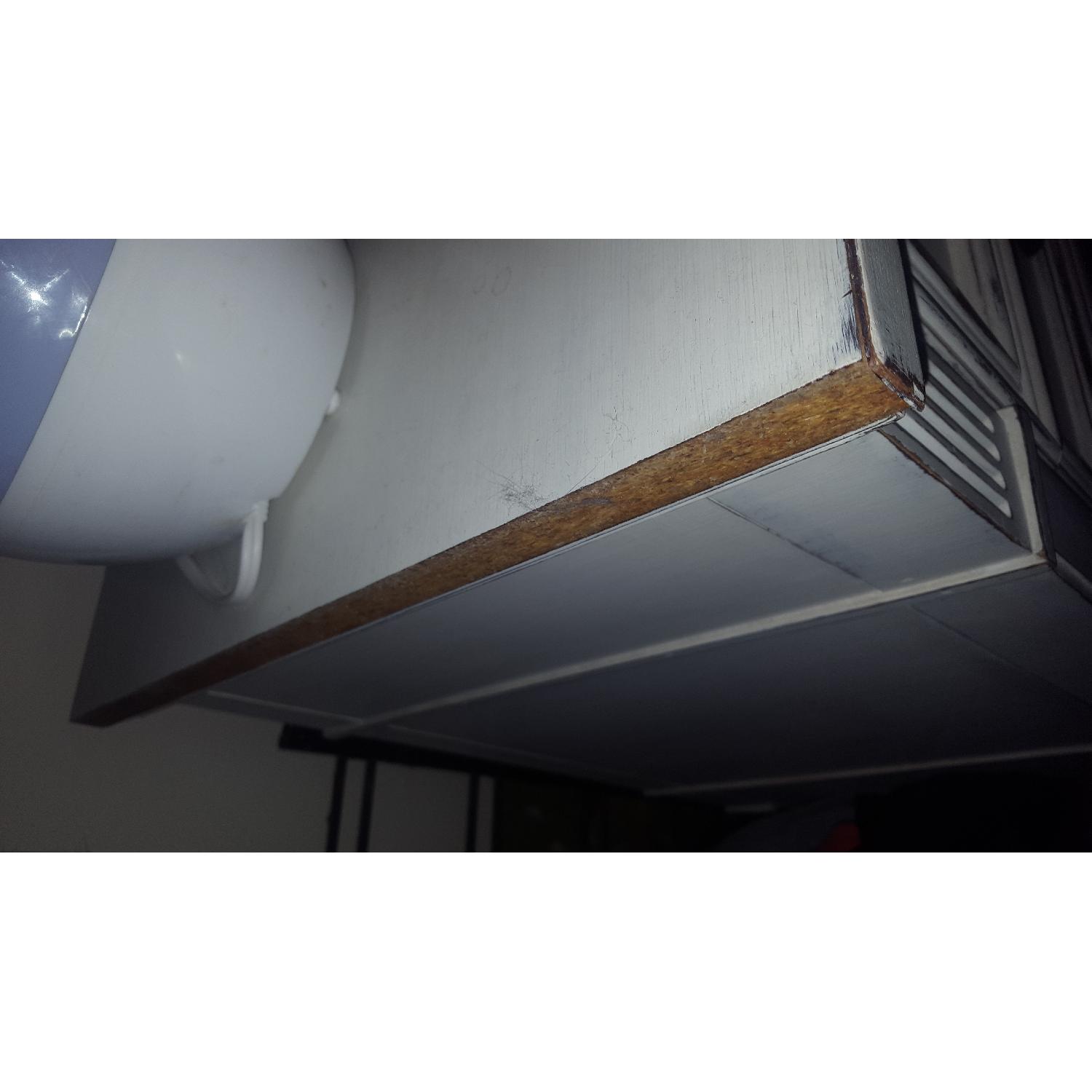 Vintage Distressed White Dresser - image-1