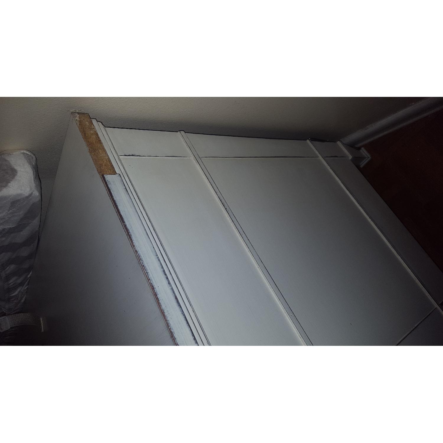 Vintage Distressed White Dresser - image-3