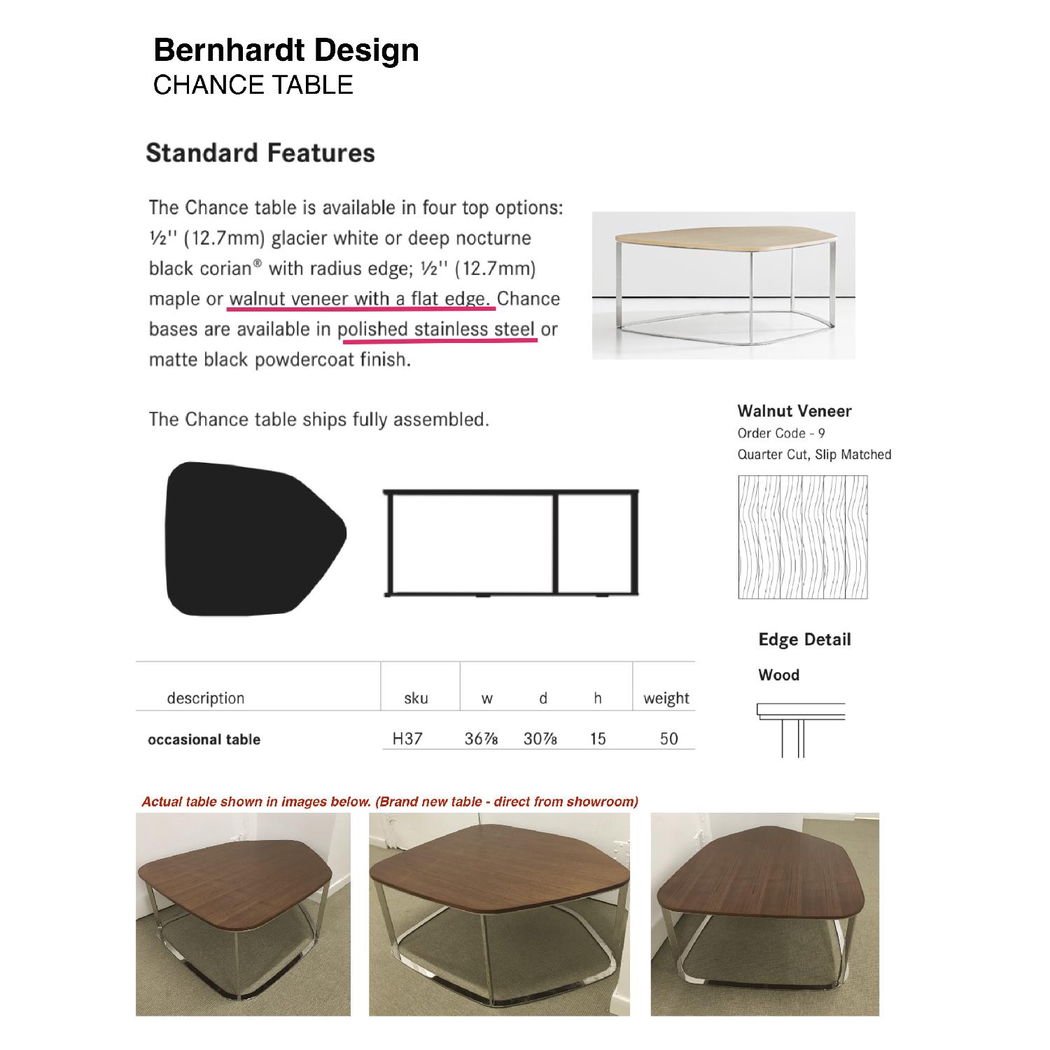 Bernhardt Design Wood Veneer Coffee Table - image-1