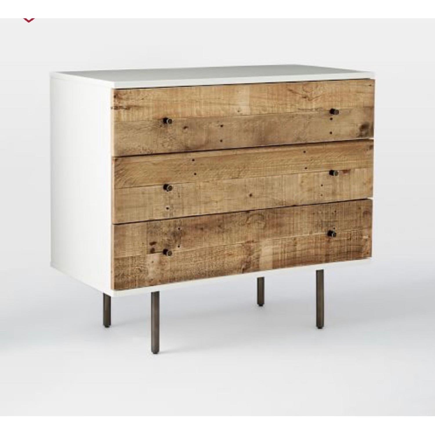 West Elm Reclaimed Wood Lacquer 3 Drawer AptDeco