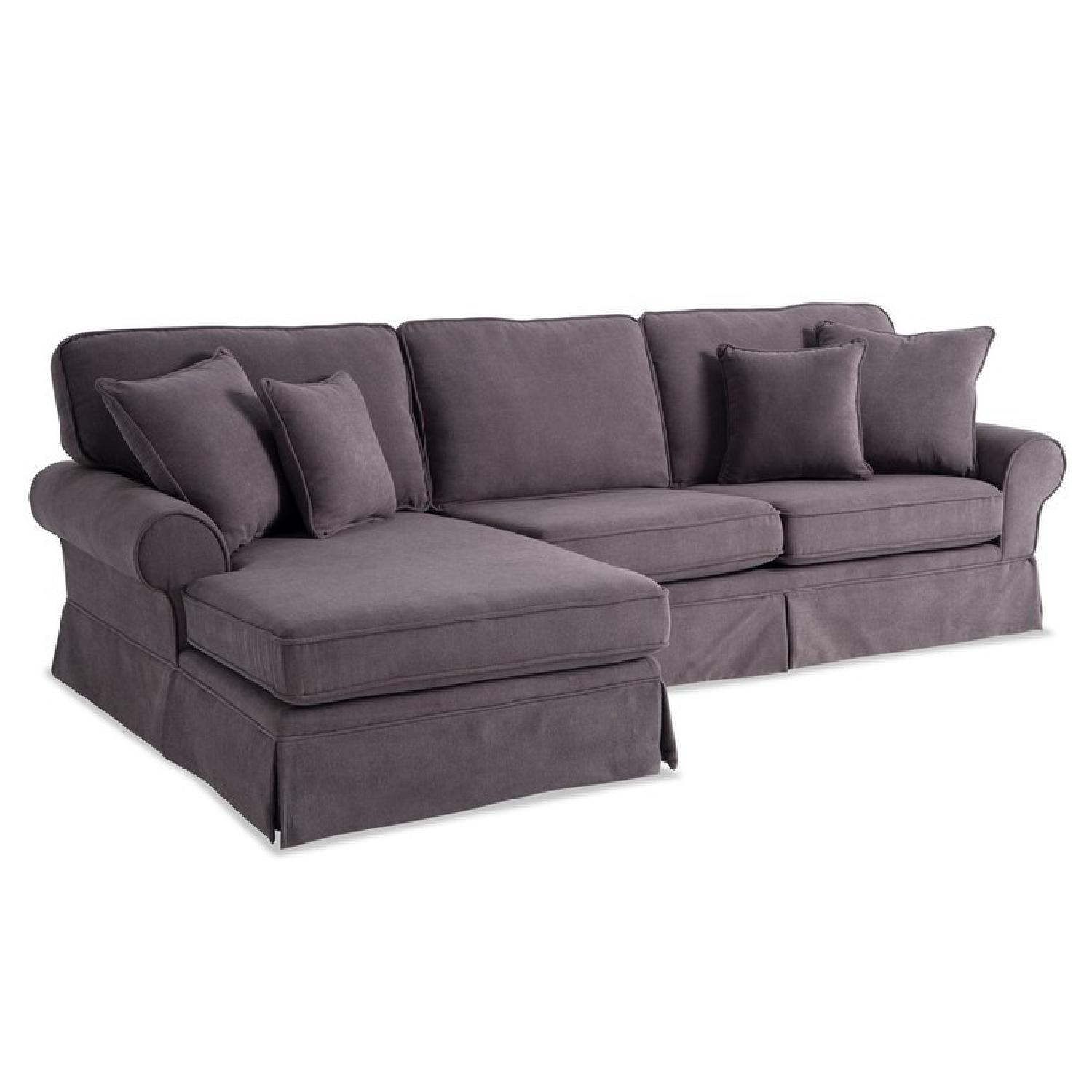 Bob S Katie 2 Piece Sectional Sofa Storage Ottoman Aptdeco