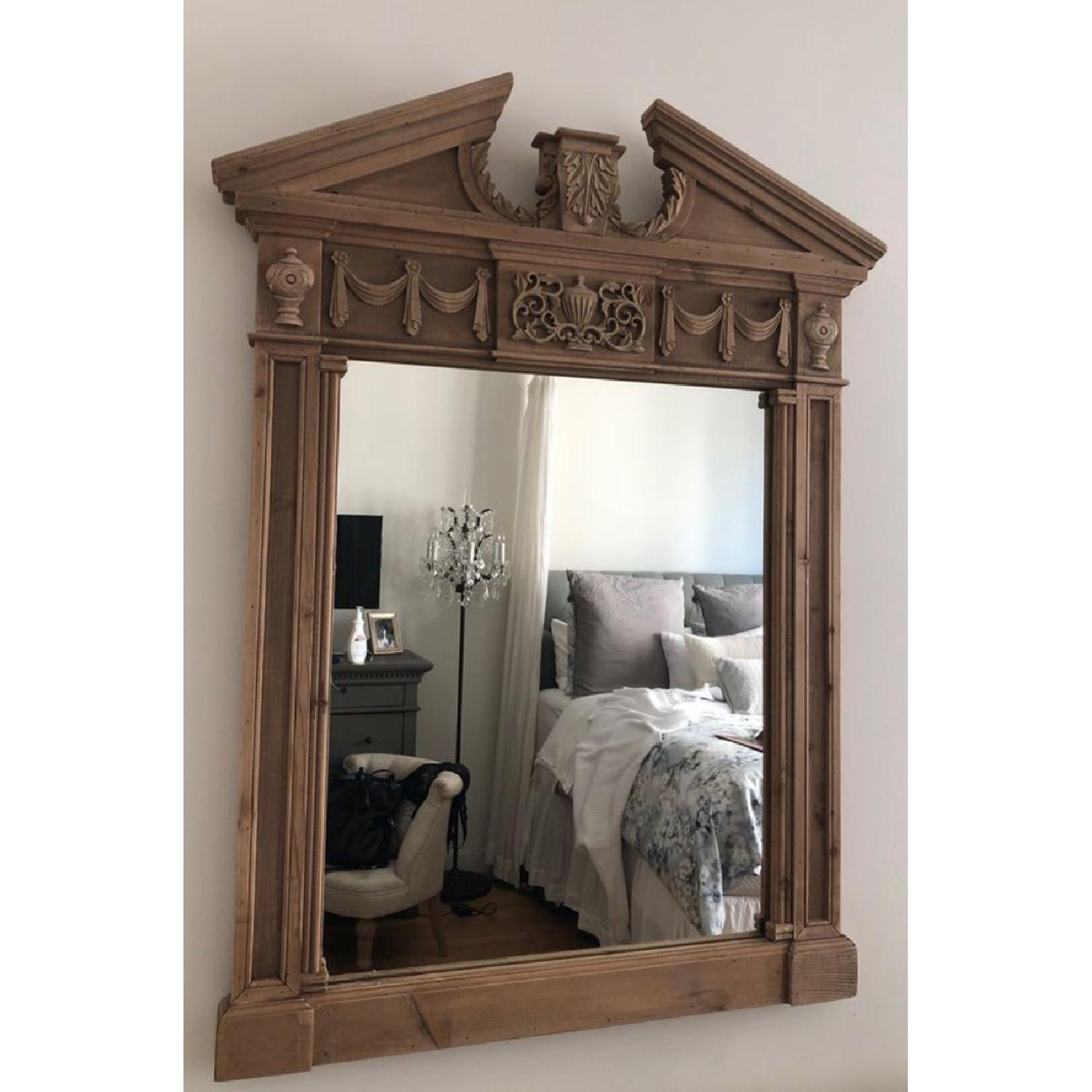 Restoration Hardware Entablature Mirror - image-1