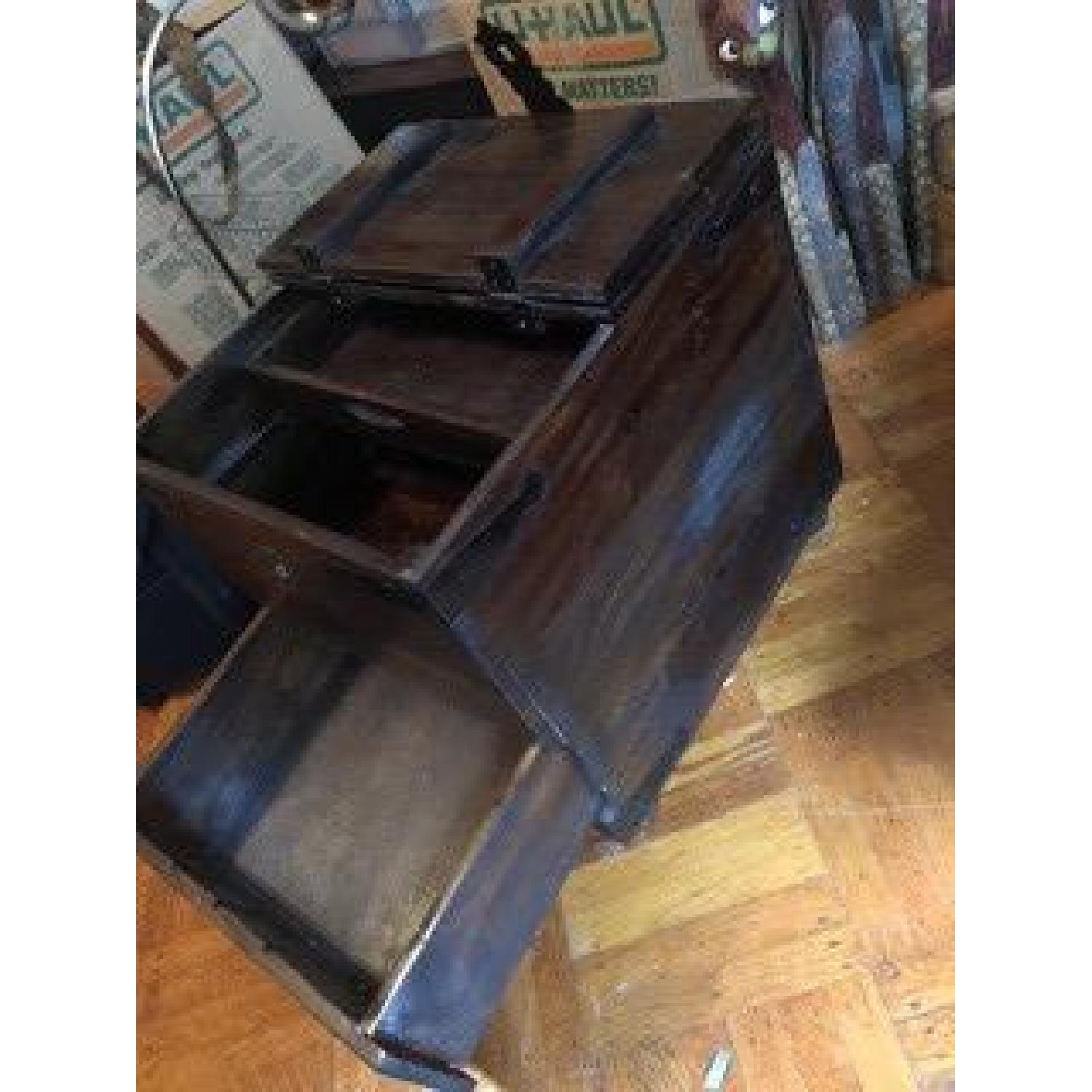 Crate & Barrel Taka Trunk Table + Matching Side Table - image-6