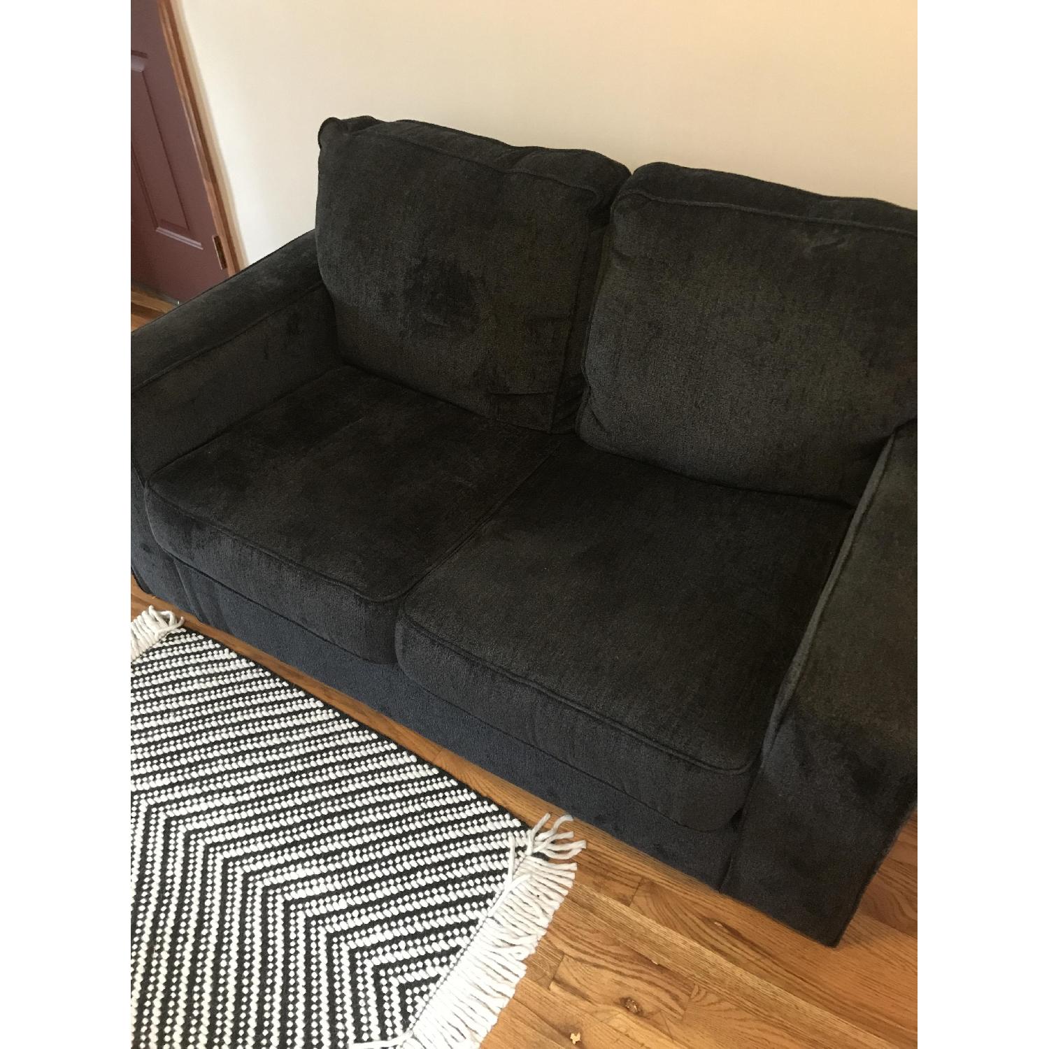 Gray Loveseat - image-1