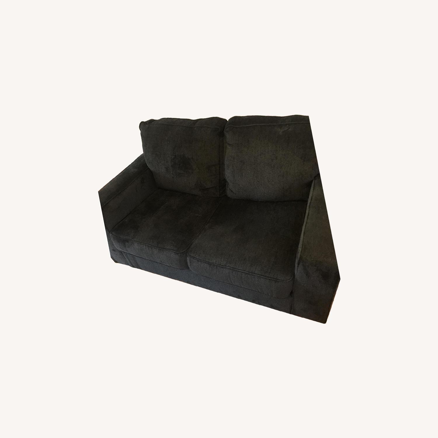 Gray Loveseat - image-0
