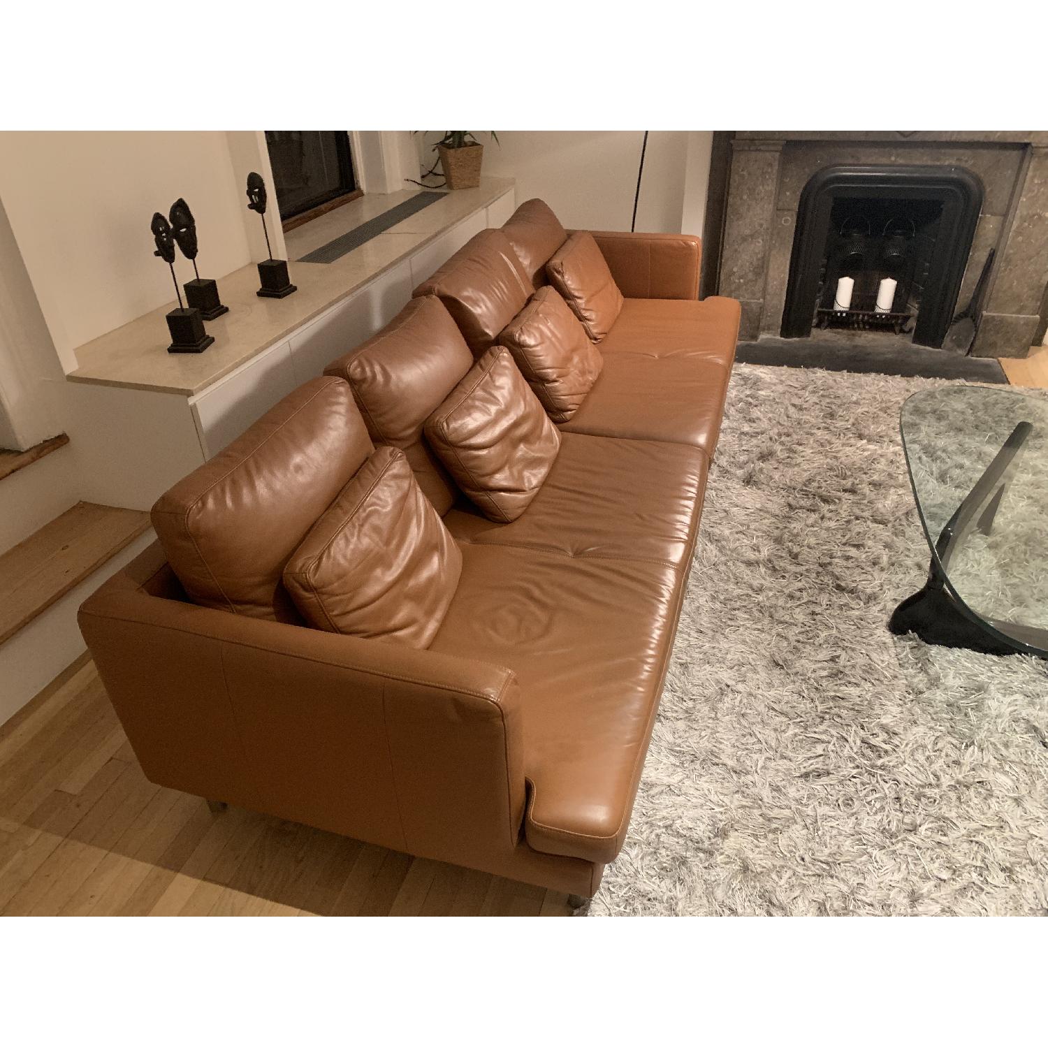 BoConcept Custom 4 Seater Leather Sofa - image-1