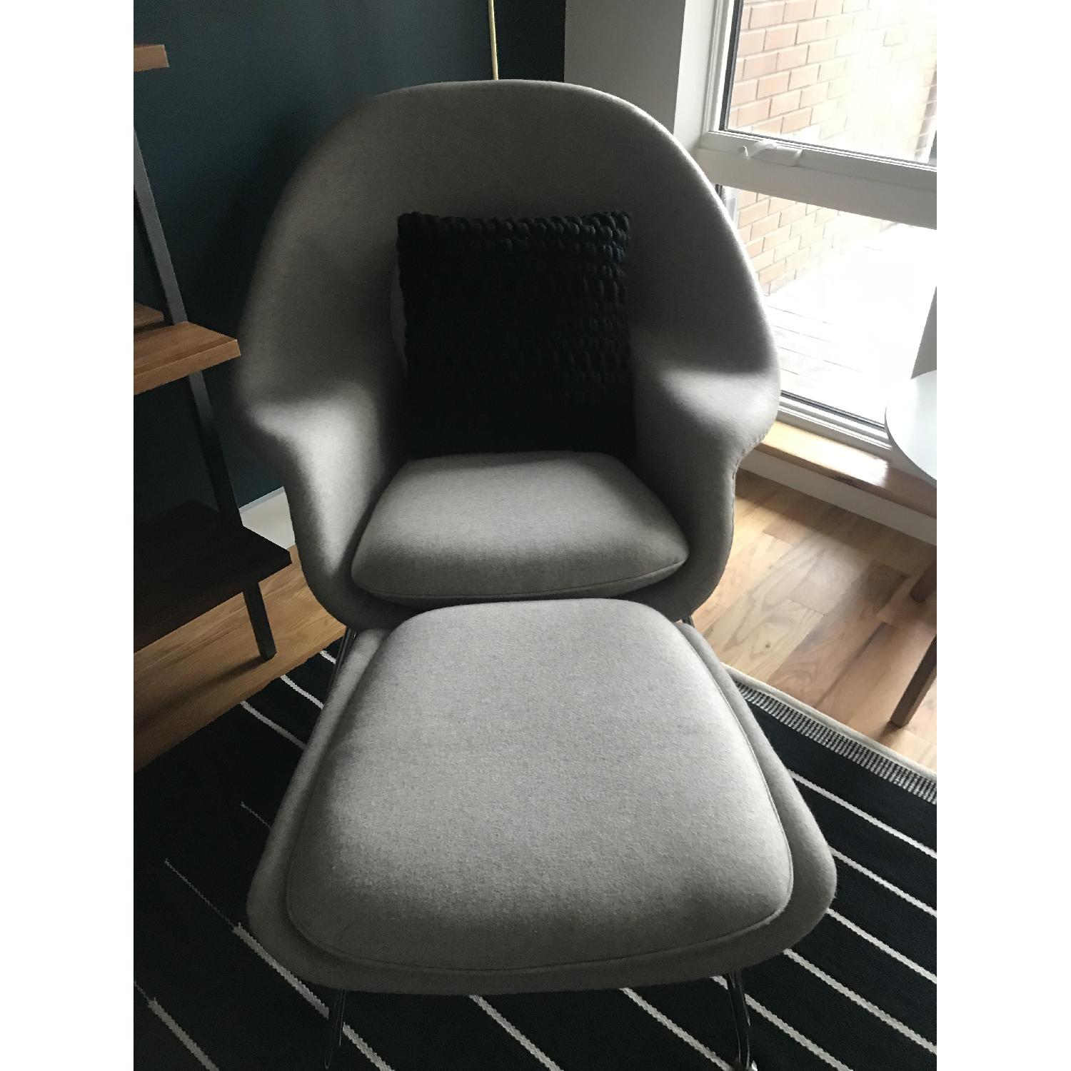 Rove Concepts Womb Chair & Ottoman - image-1