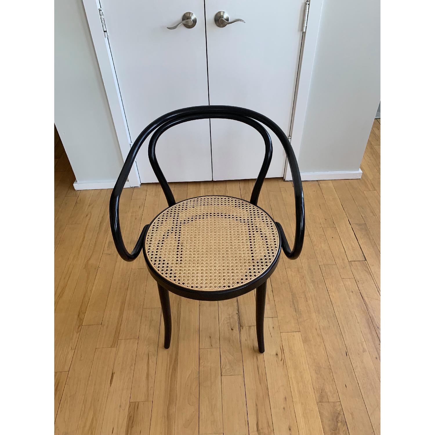 Michael Thonet Era Round Armchair w/ Cane Seat - image-2