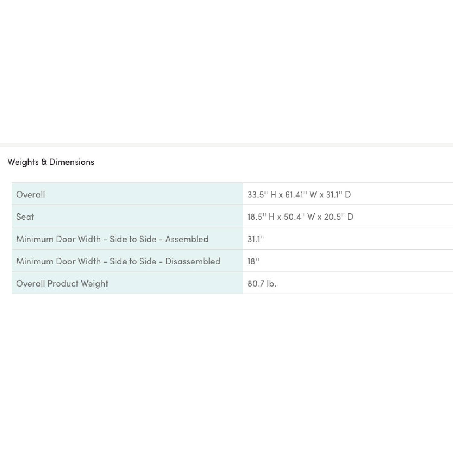 Hashtag Home Gray Braydon Loveseat - image-2