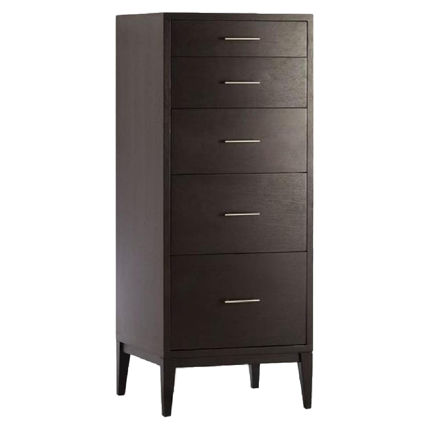 West Elm 5 Drawer Narrow Leg Dresser AptDeco