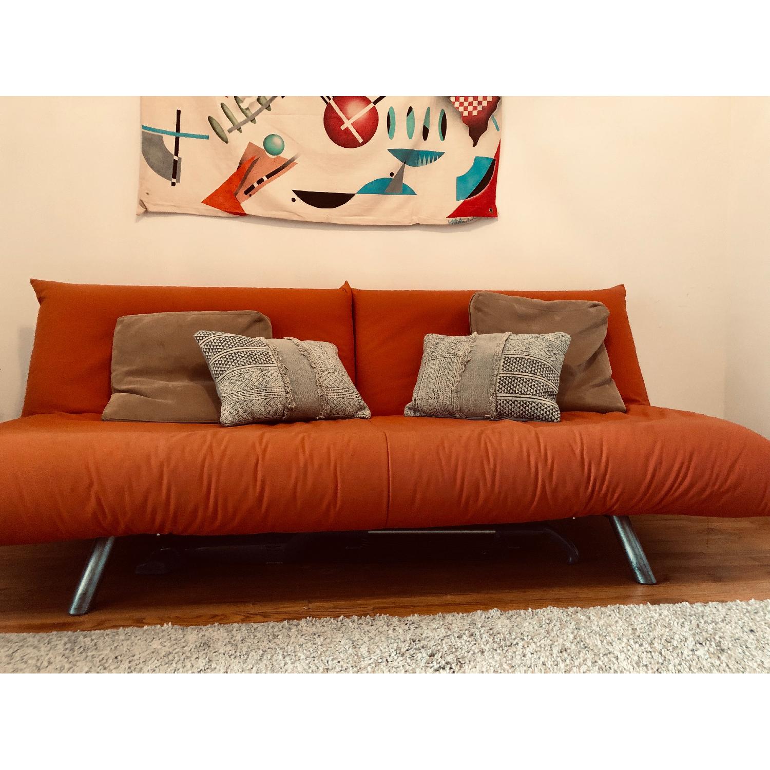Orange Futon - image-0
