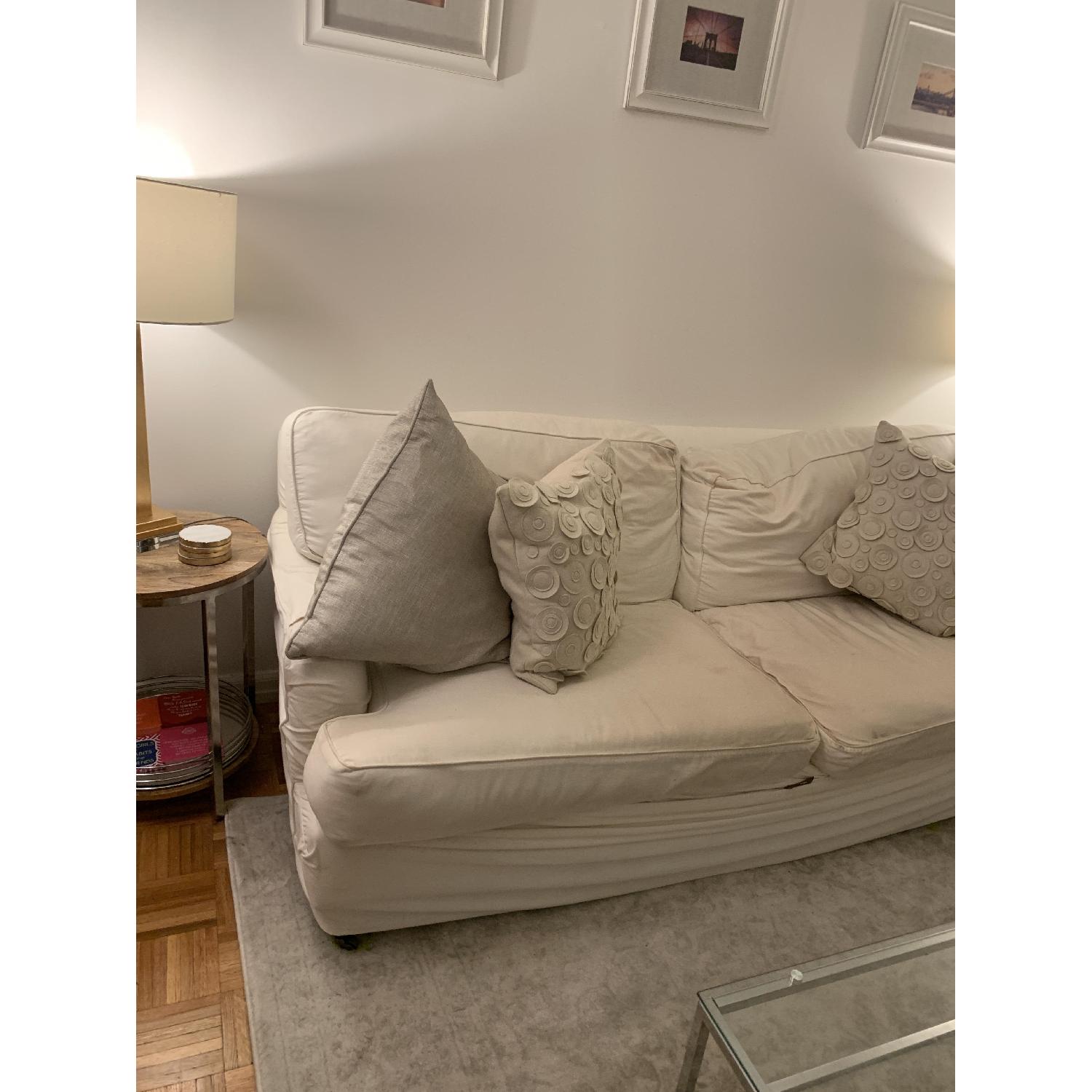 Cisco Brothers White Hampshire Sofa - image-3