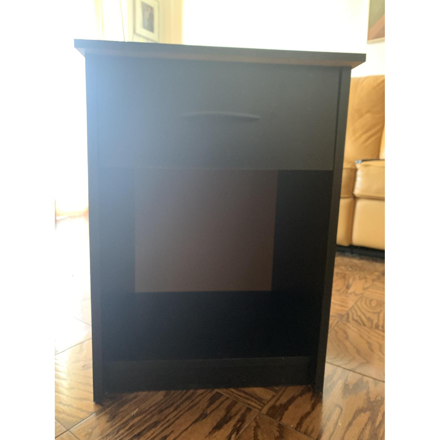 Mainstays Black 1Drawer Nightstand AptDeco