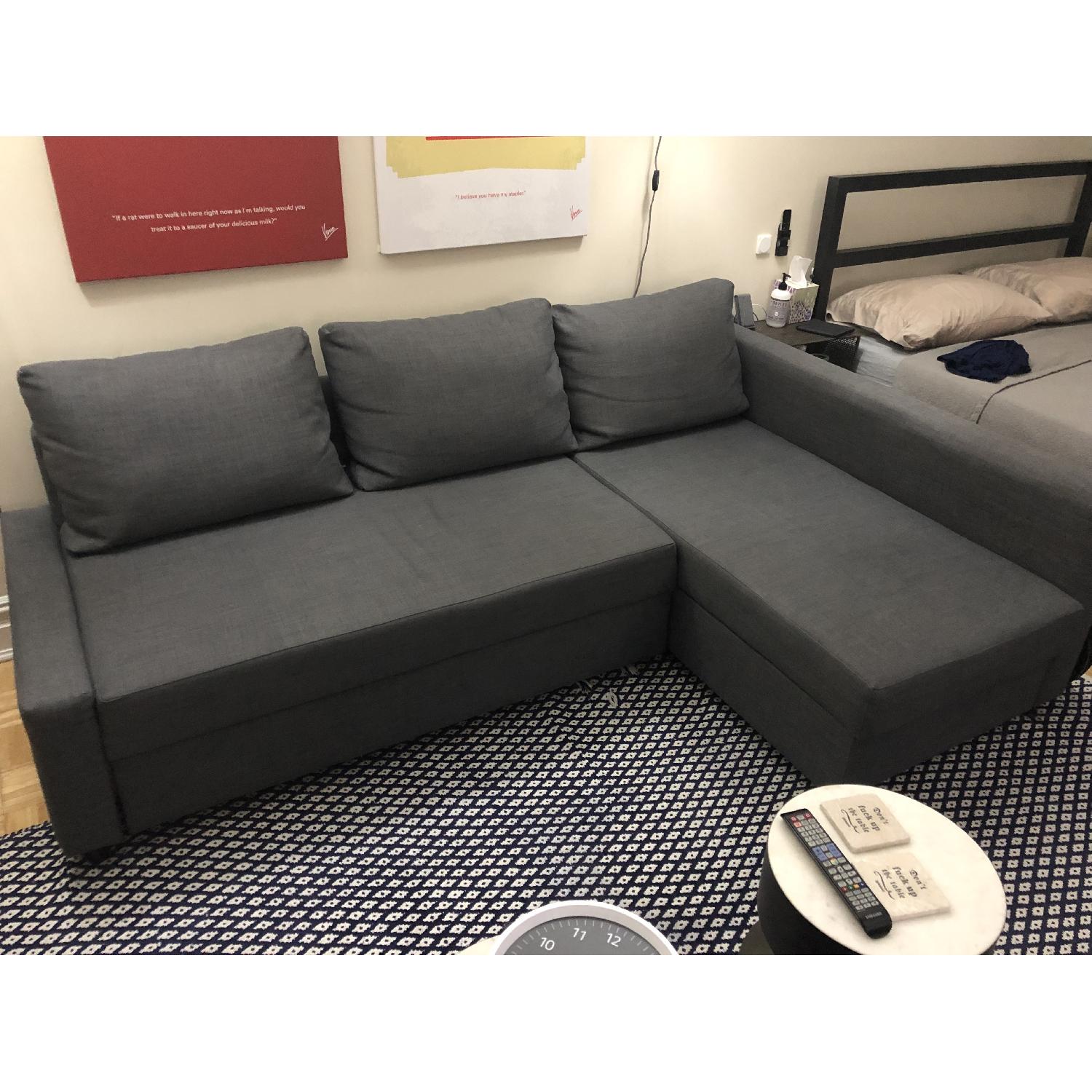 IKEA Friheten Sleeper Sectional with Storage - image-1