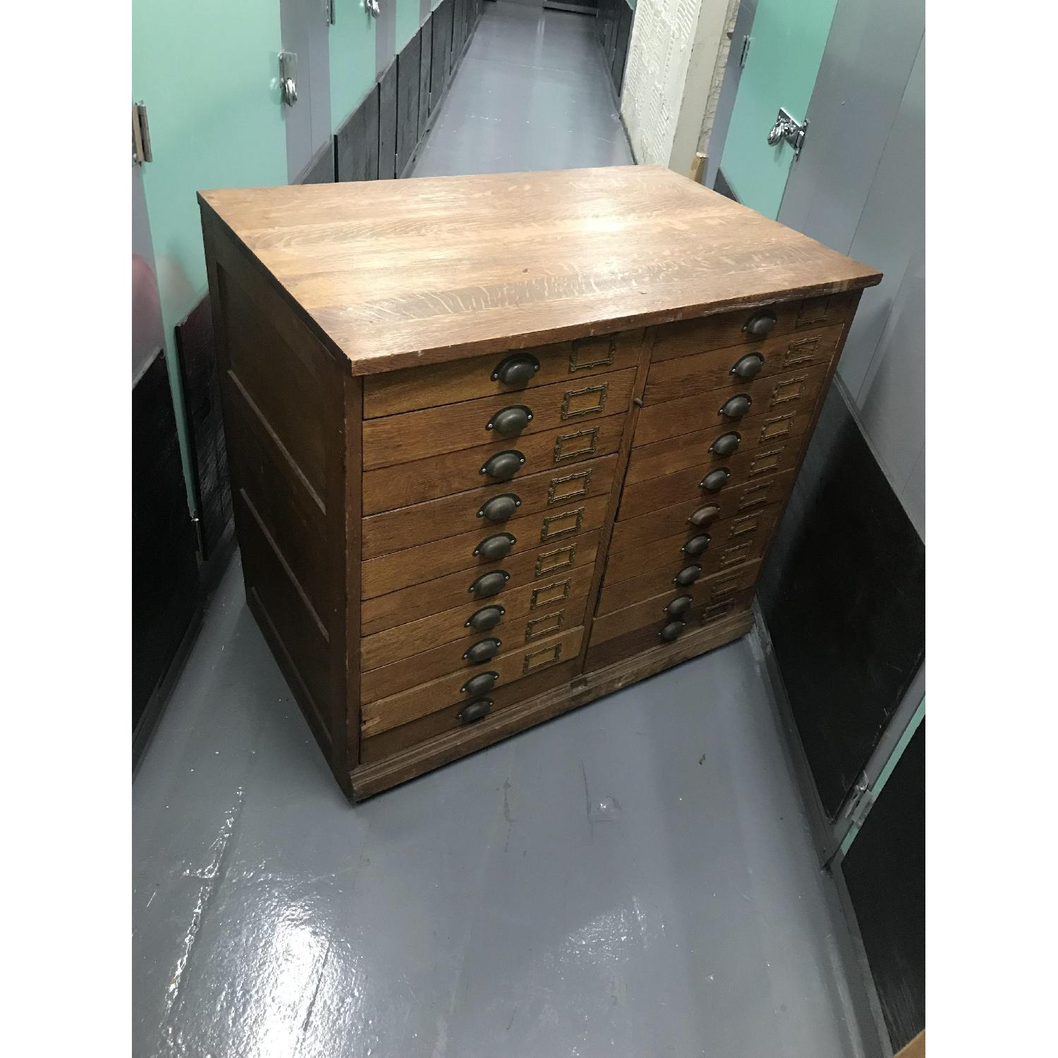 Antique Library Card Filing AptDeco