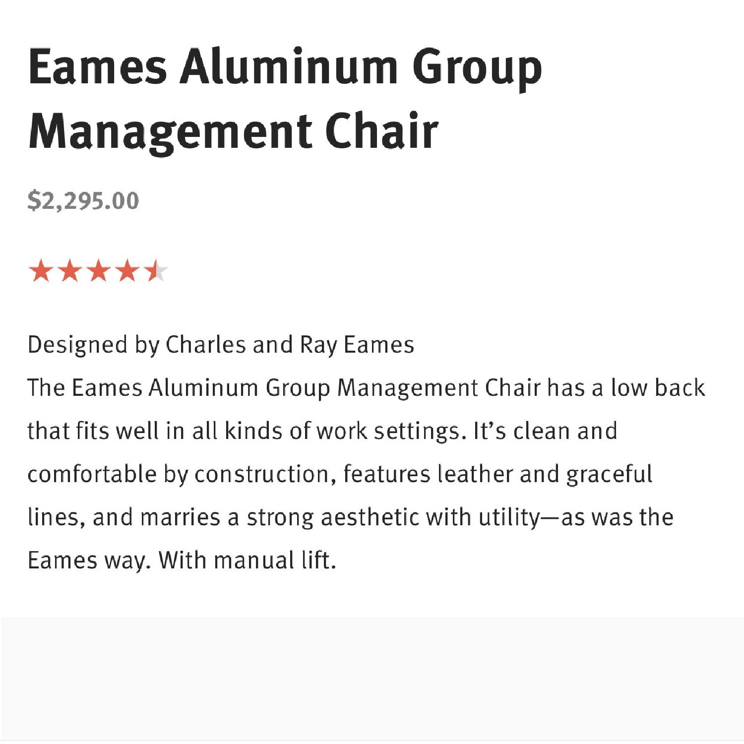 Eames Aluminum Group Management Chair - image-3