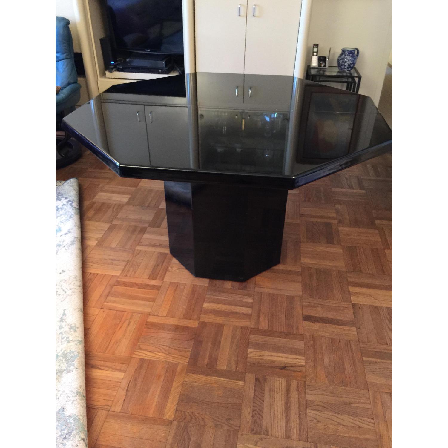 Vintage Expandable Octagonal Dining Table - image-1