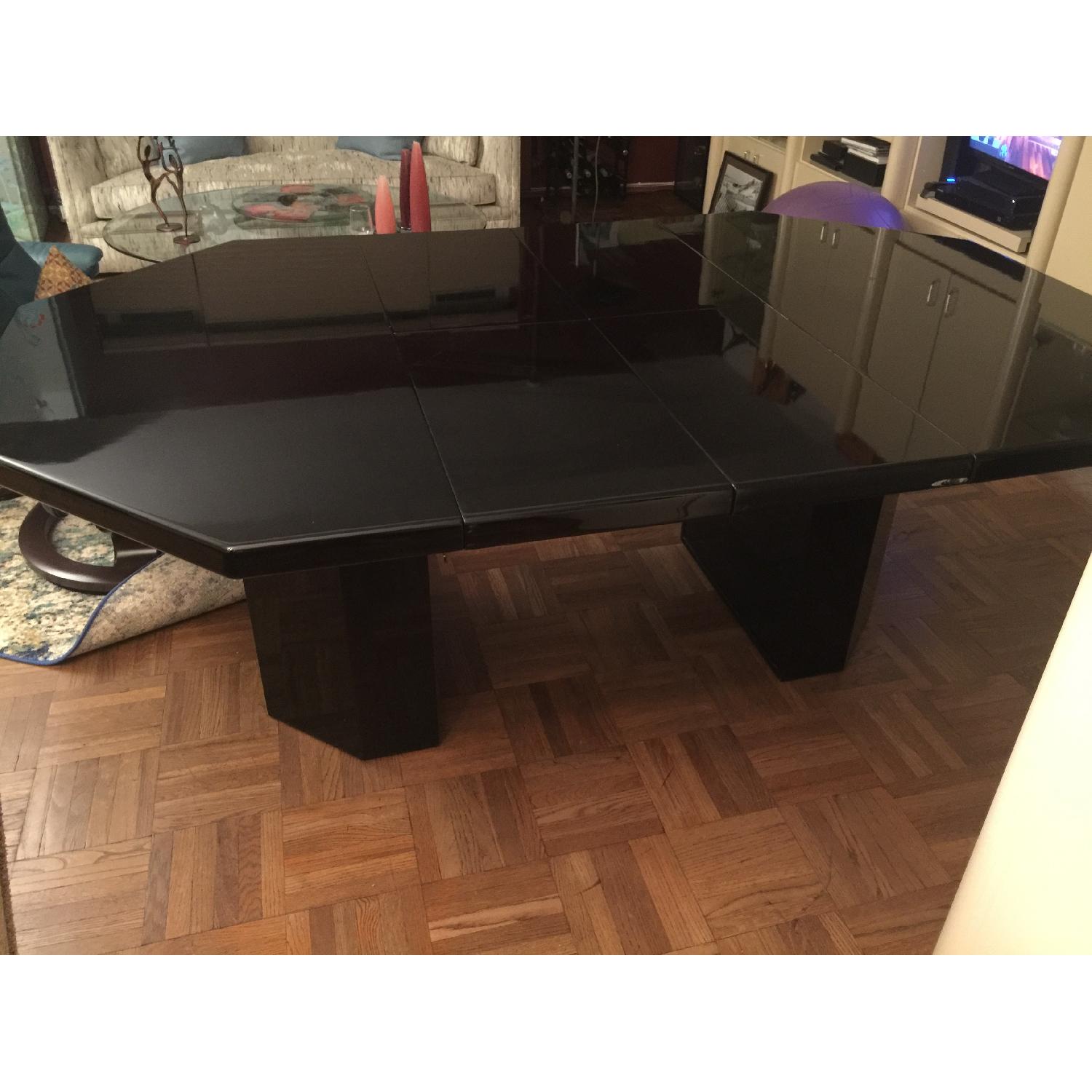 Vintage Expandable Octagonal Dining Table - image-7