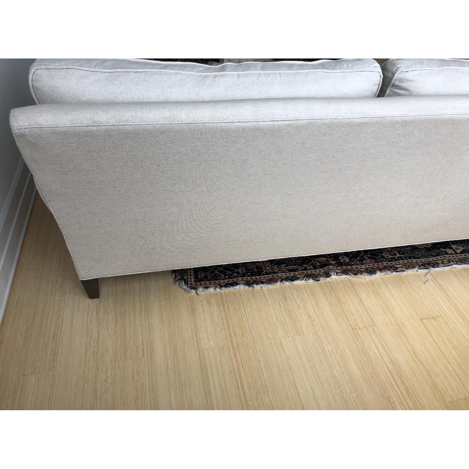 Crate & Barrel Montclair Roll Arm Apartment Sofa - image-4