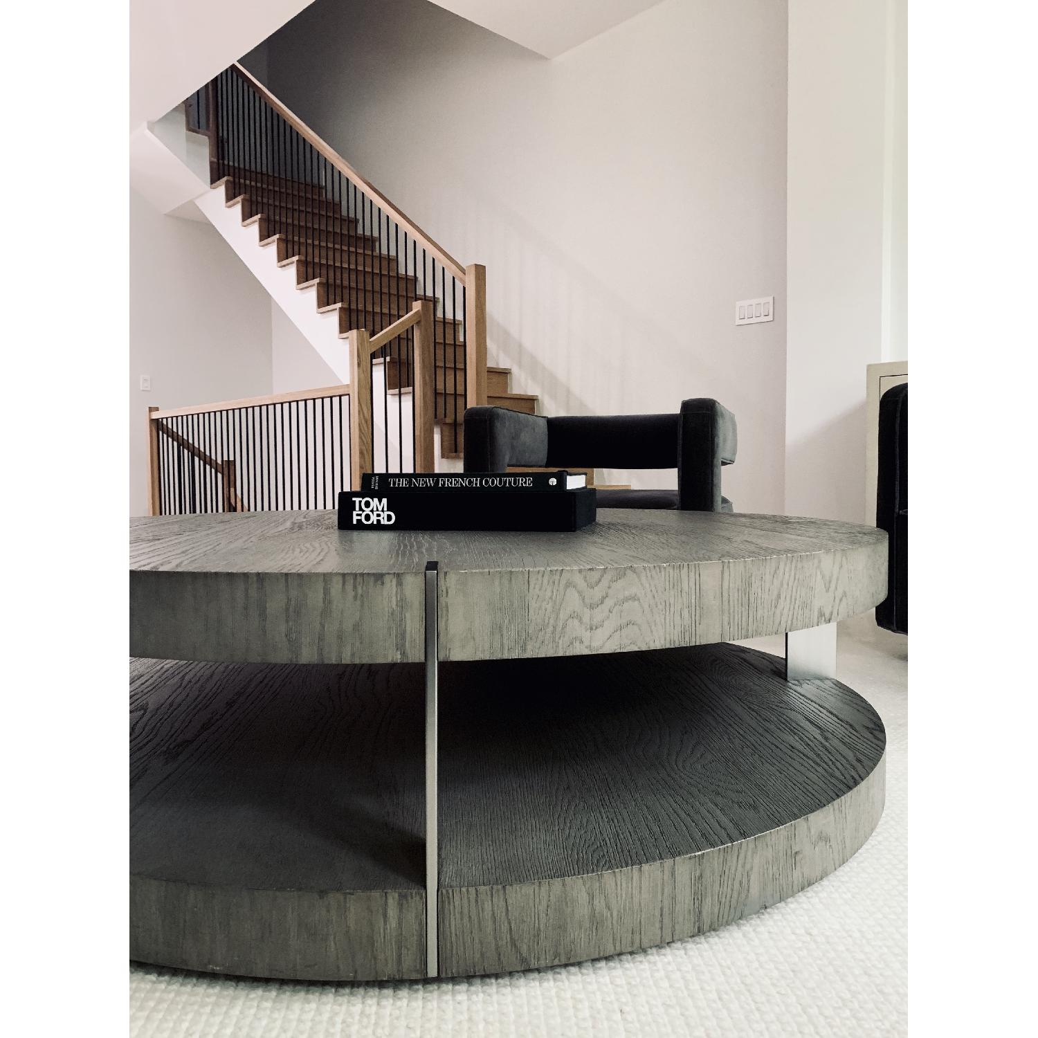 Restoration Hardware Modern Verrazano Round Coffee Table - image-3