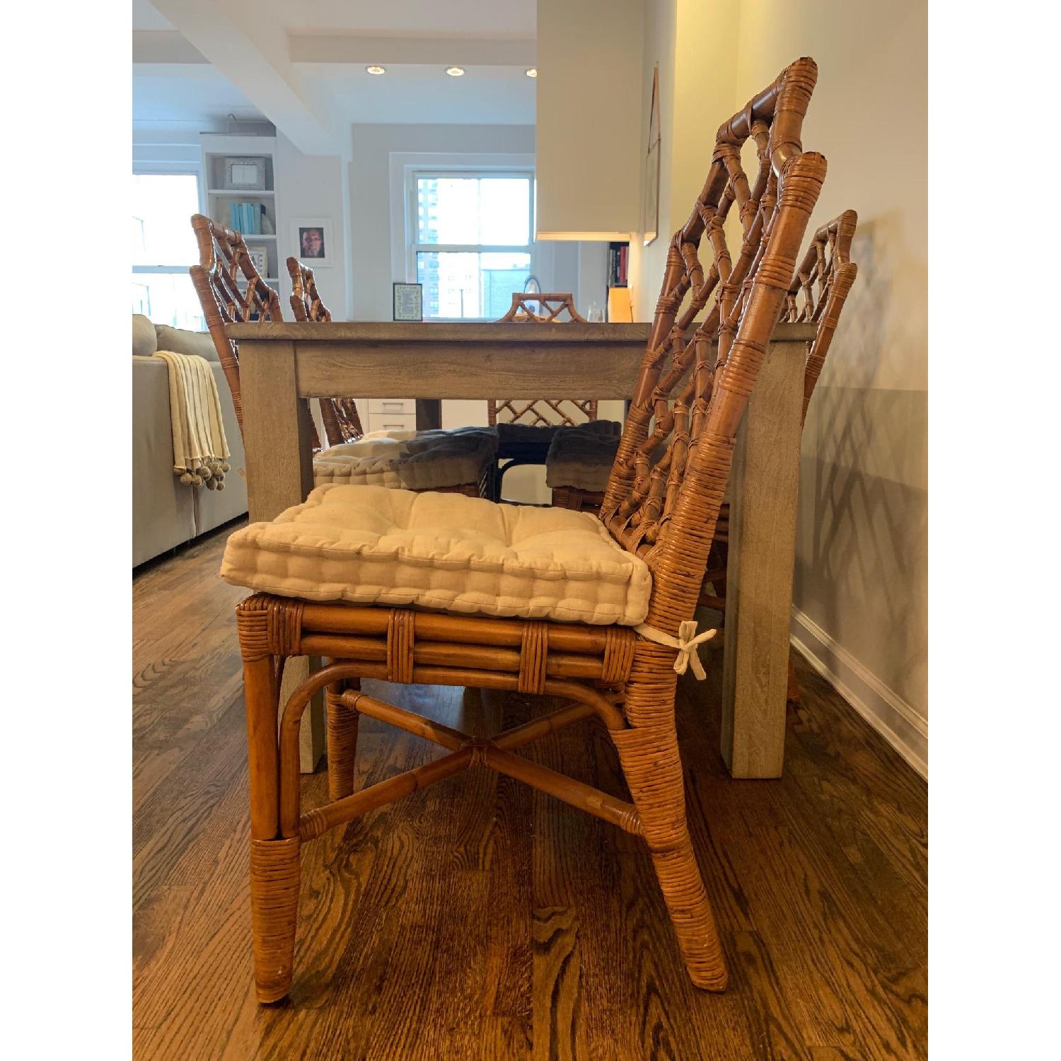 Pier 1 Rattan Dining Chairs AptDeco