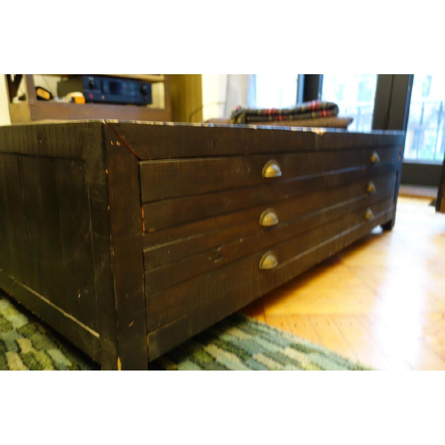 Restoration Hardware Printmaker's Coffee Table - image-5