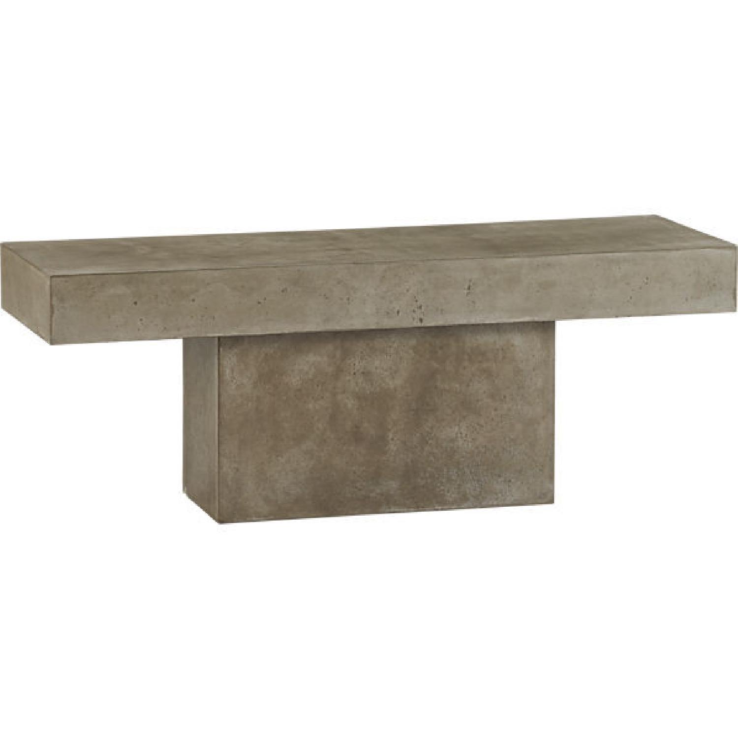 CB2 Fuze Grey Bench - image-0