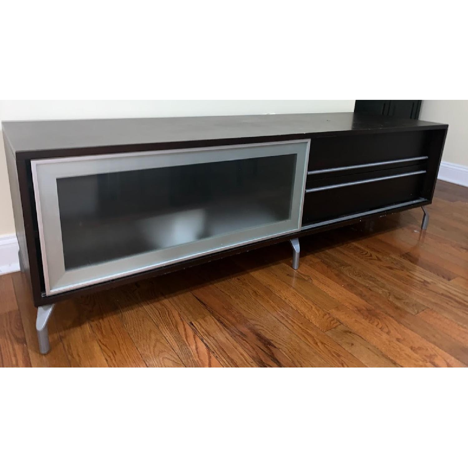Solid Wood Media Console - image-1