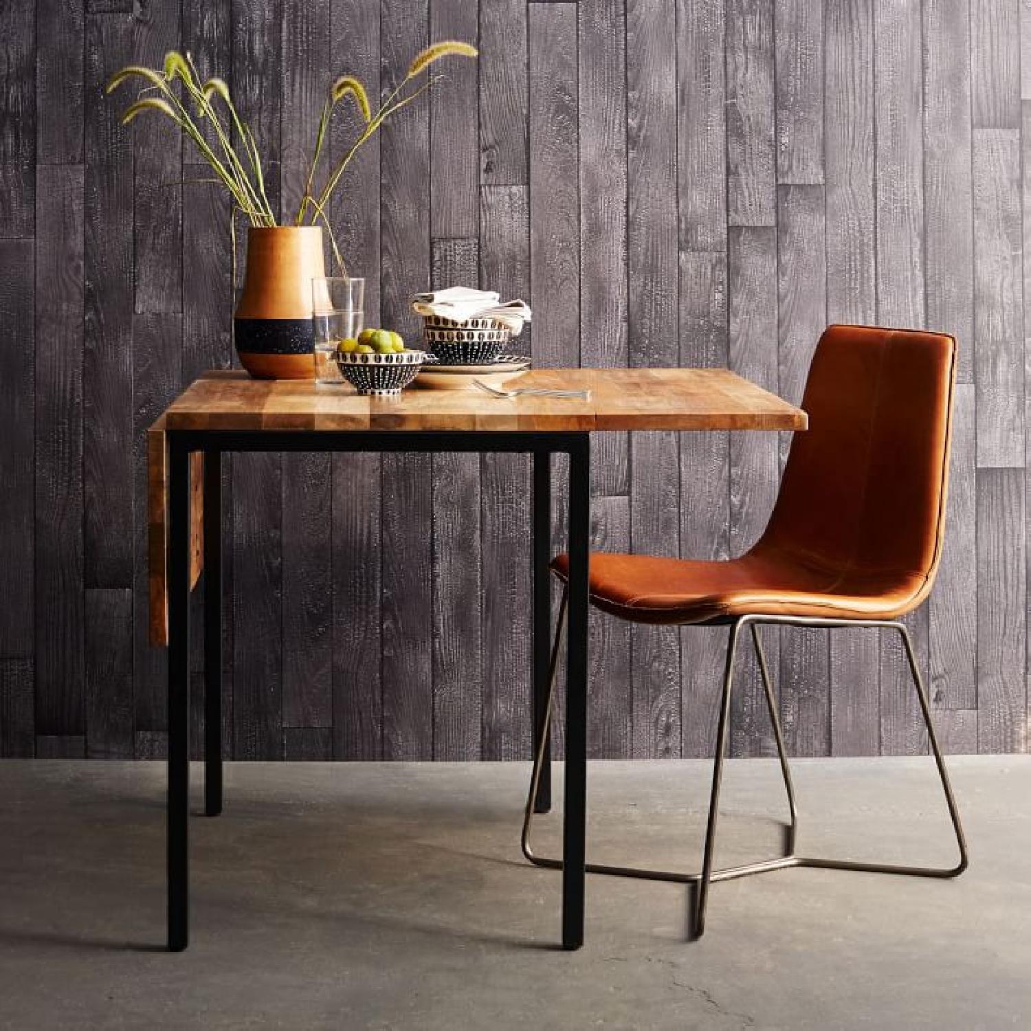 West Elm Box Frame Drop Leaf Expandable Table - image-5