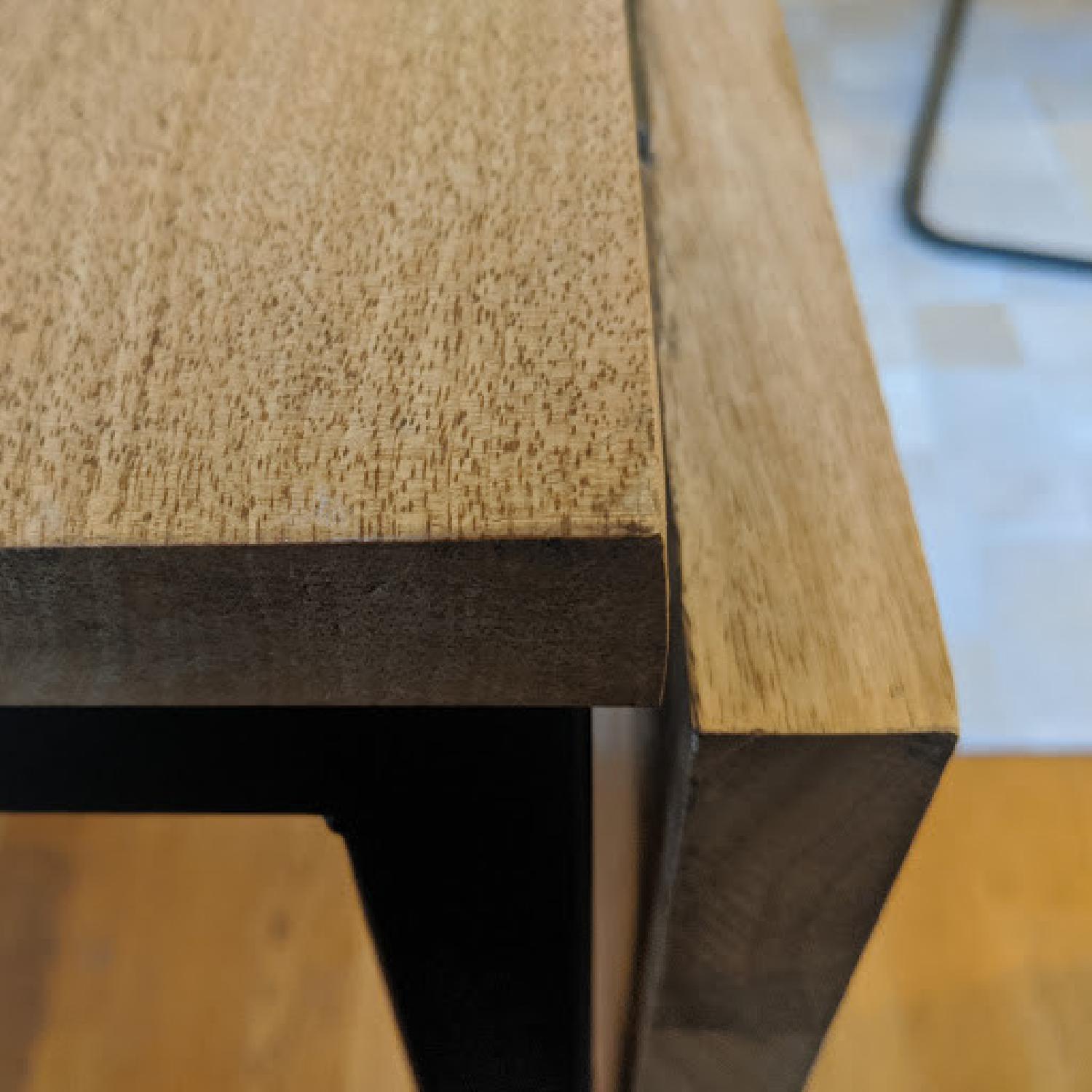 West Elm Box Frame Drop Leaf Expandable Table - image-6